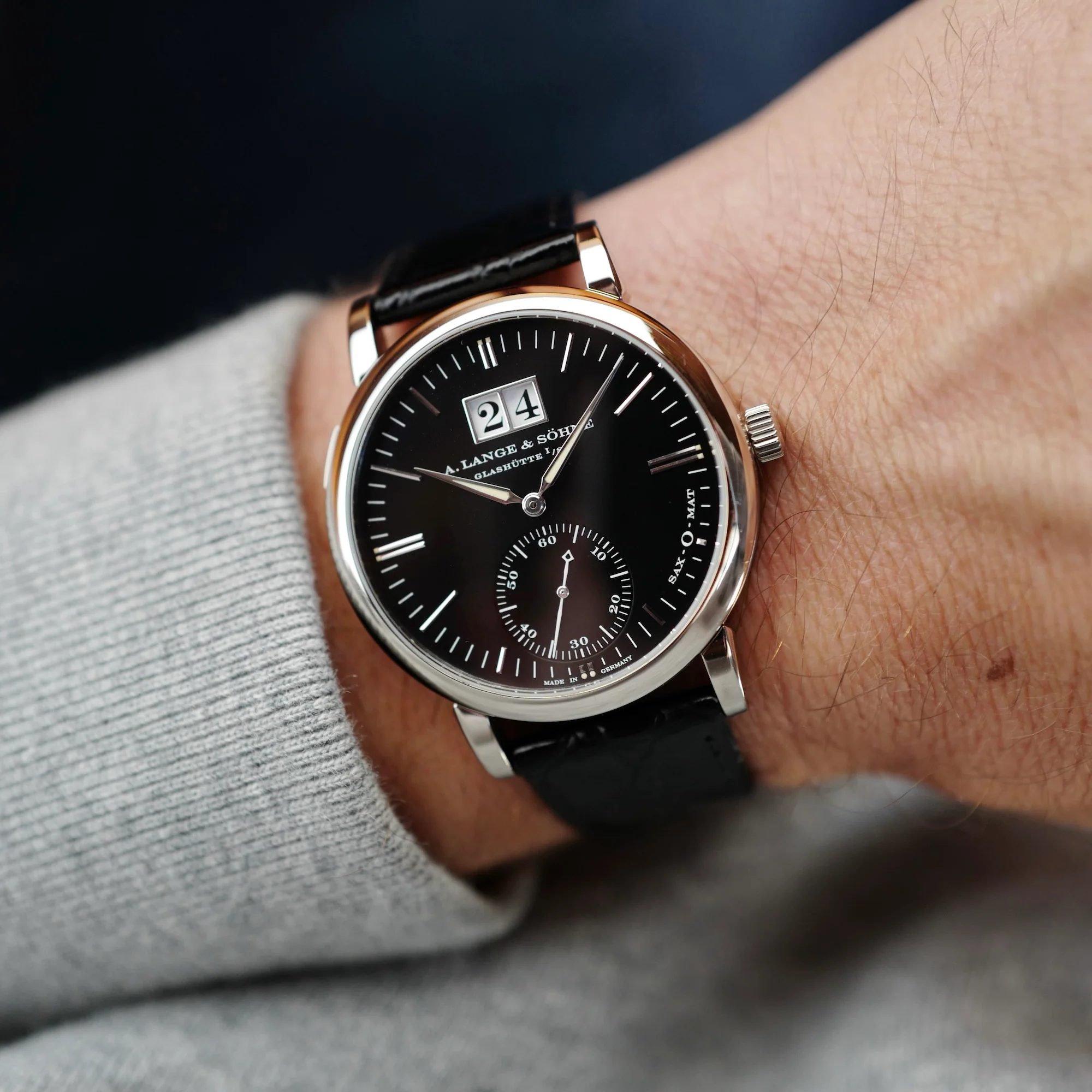 A Lange and Sohne White Gold Saxonia Ref. 308.027 - Image 5