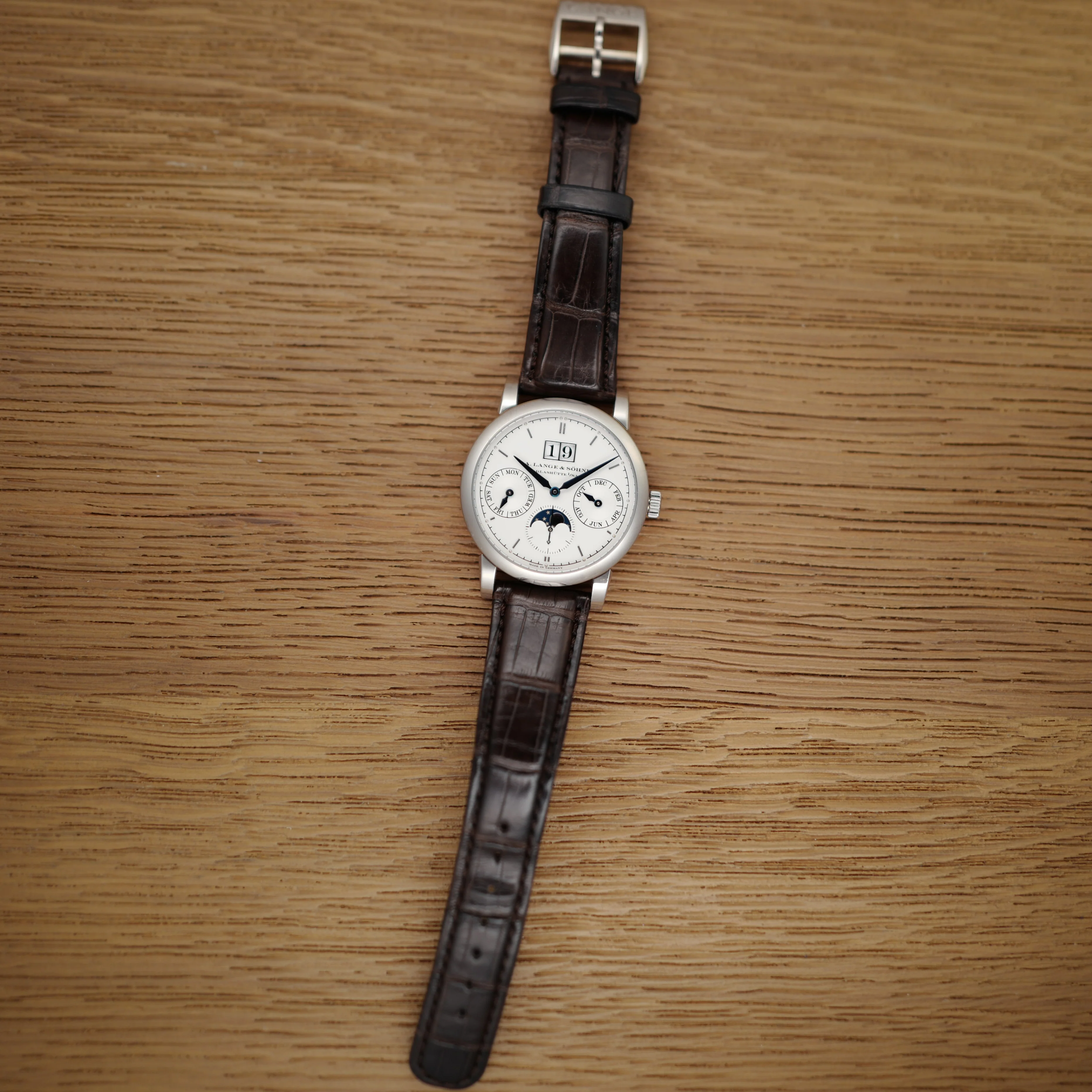 A. Lange & Sohne 330.026E White Gold Annual Calendar (New Arrival) - Image 8