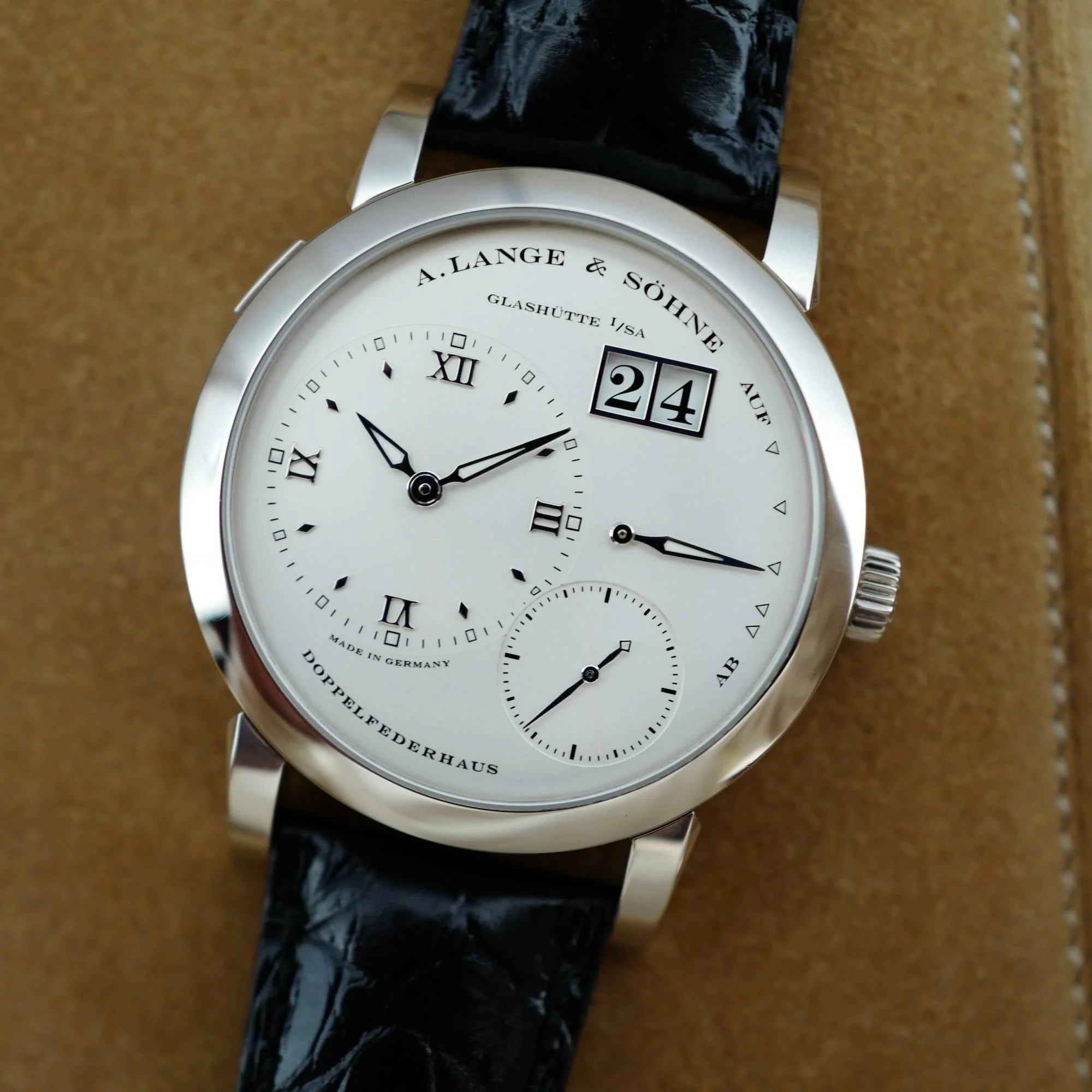 A. Lange & Sohne White Gold Lange 1 Ref. 101.039 - Image 2