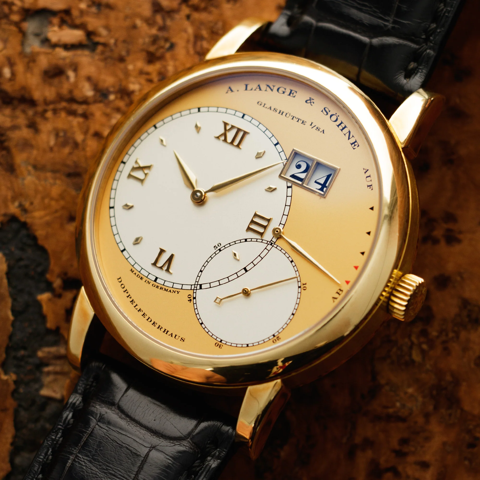 A. Lange & Sohne Lange 1 Yellow Gold Watch Ref. 115.021 - Image 2