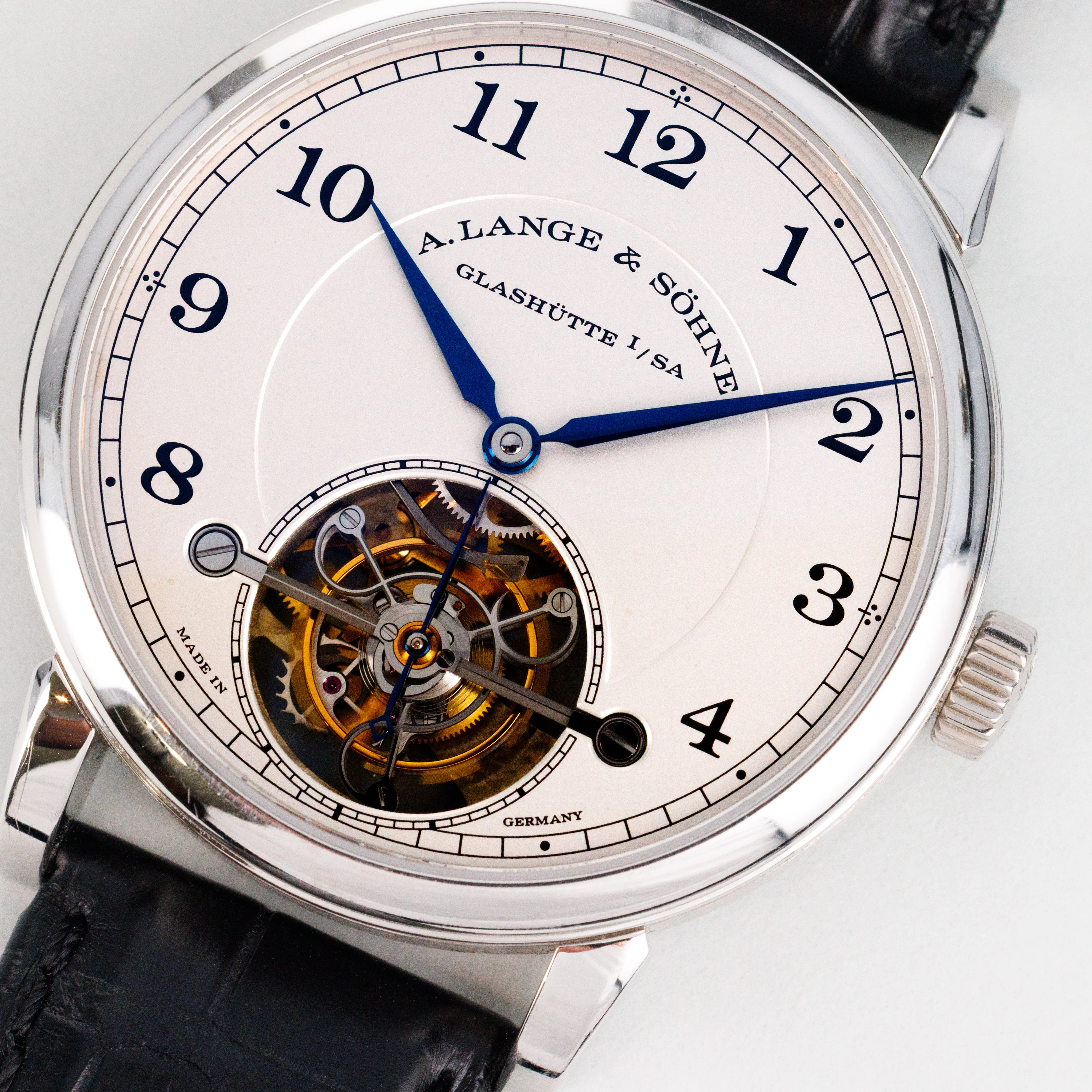 A. Lange & Sohne Platinum 1815 Tourbillon Watch Ref. 730.025