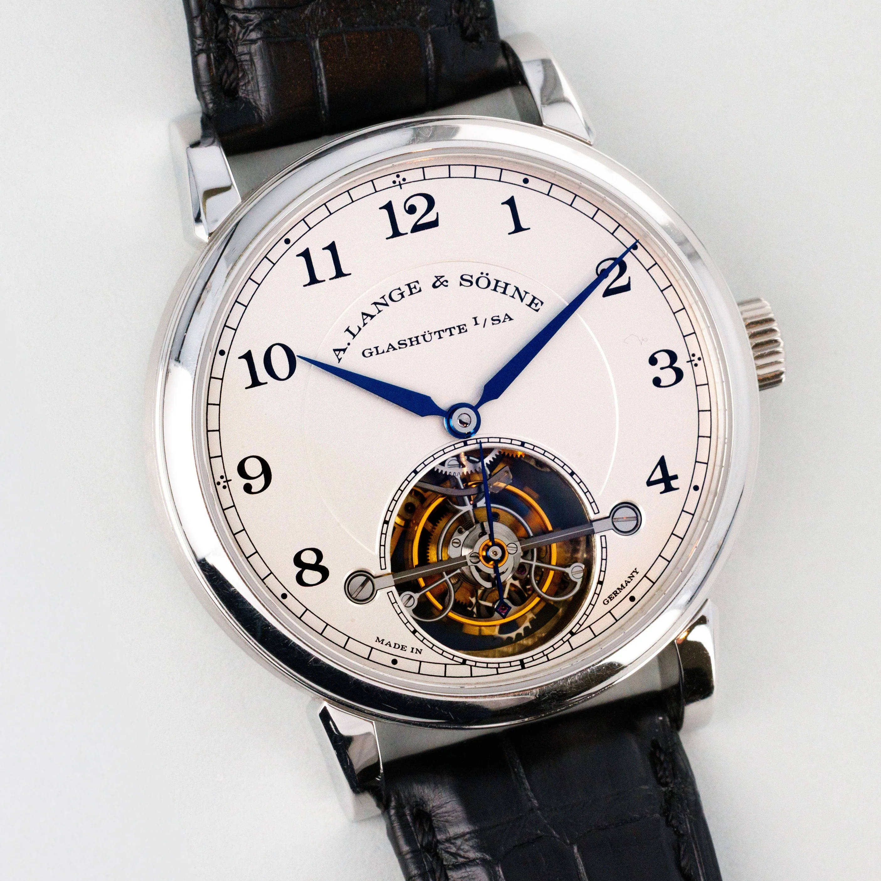A. Lange & Sohne Platinum 1815 Tourbillon Watch Ref. 730.025 - Image 2