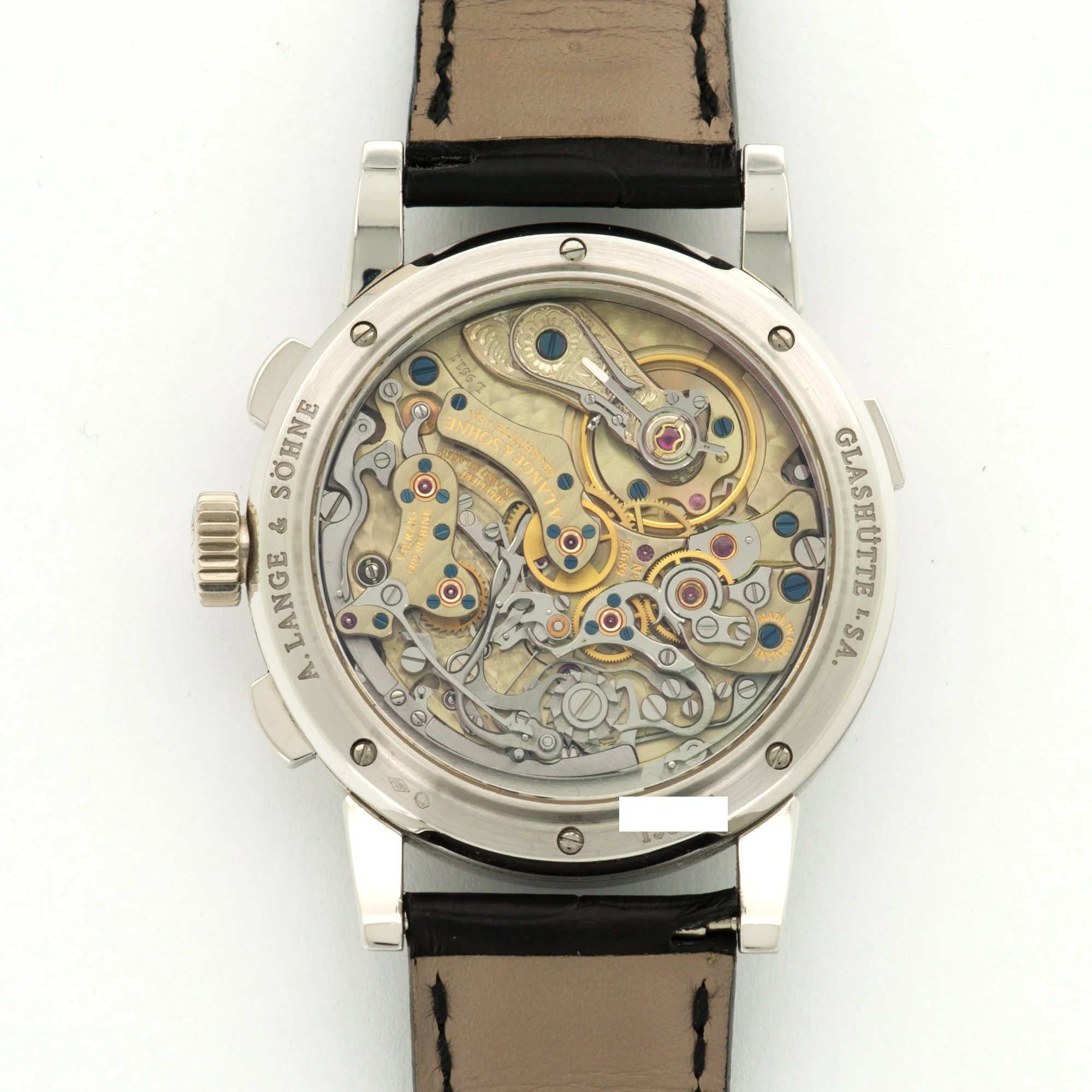 A. Lange & Sohne Platinum Datograph Watch Ref. 403.035 - Image 4