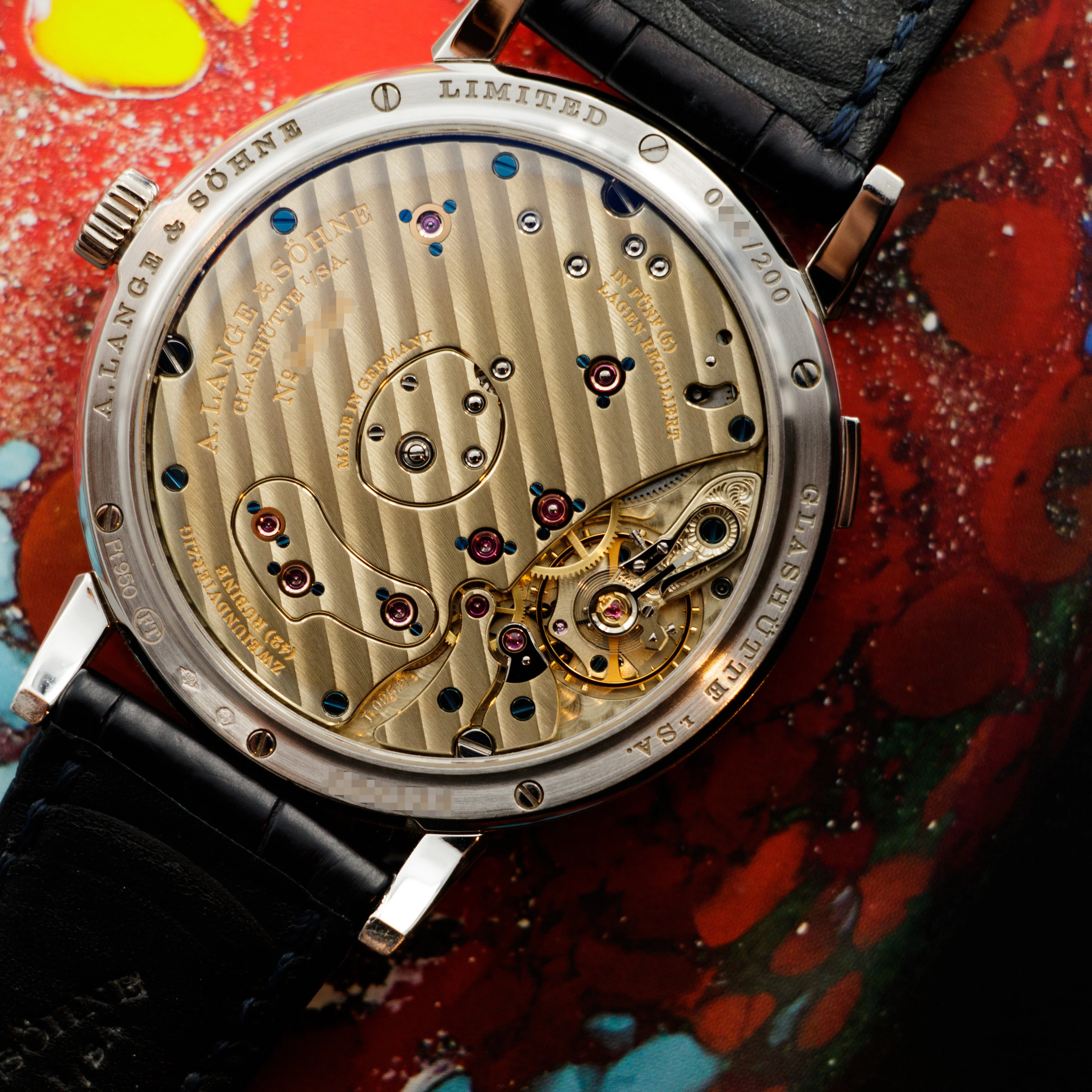 A. Lange & Sohne Platinum Grand Lange 1 Lumen 117.035 - Image 4