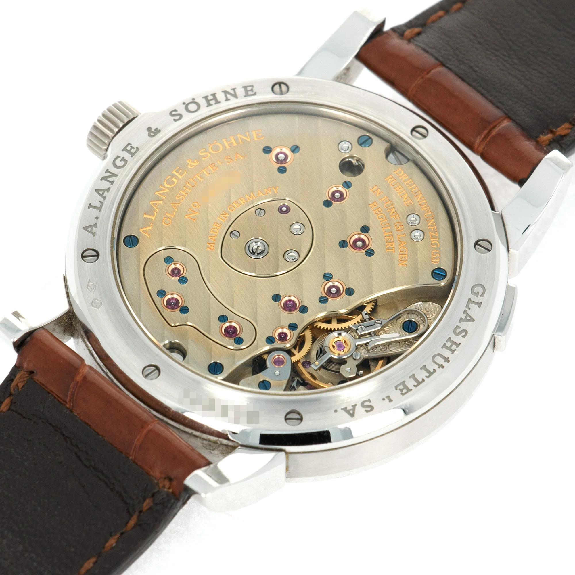 A. Lange & Sohne Platinum Lange One for Sincere Singapore Ref. 112.049 - Image 6