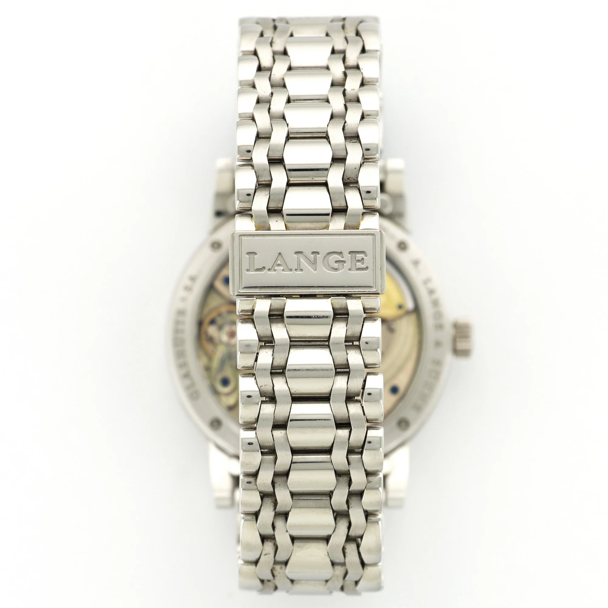 A. Lange & Sohne Platinum Langematik Perpetual Watch Ref. 310.225 - Image 5