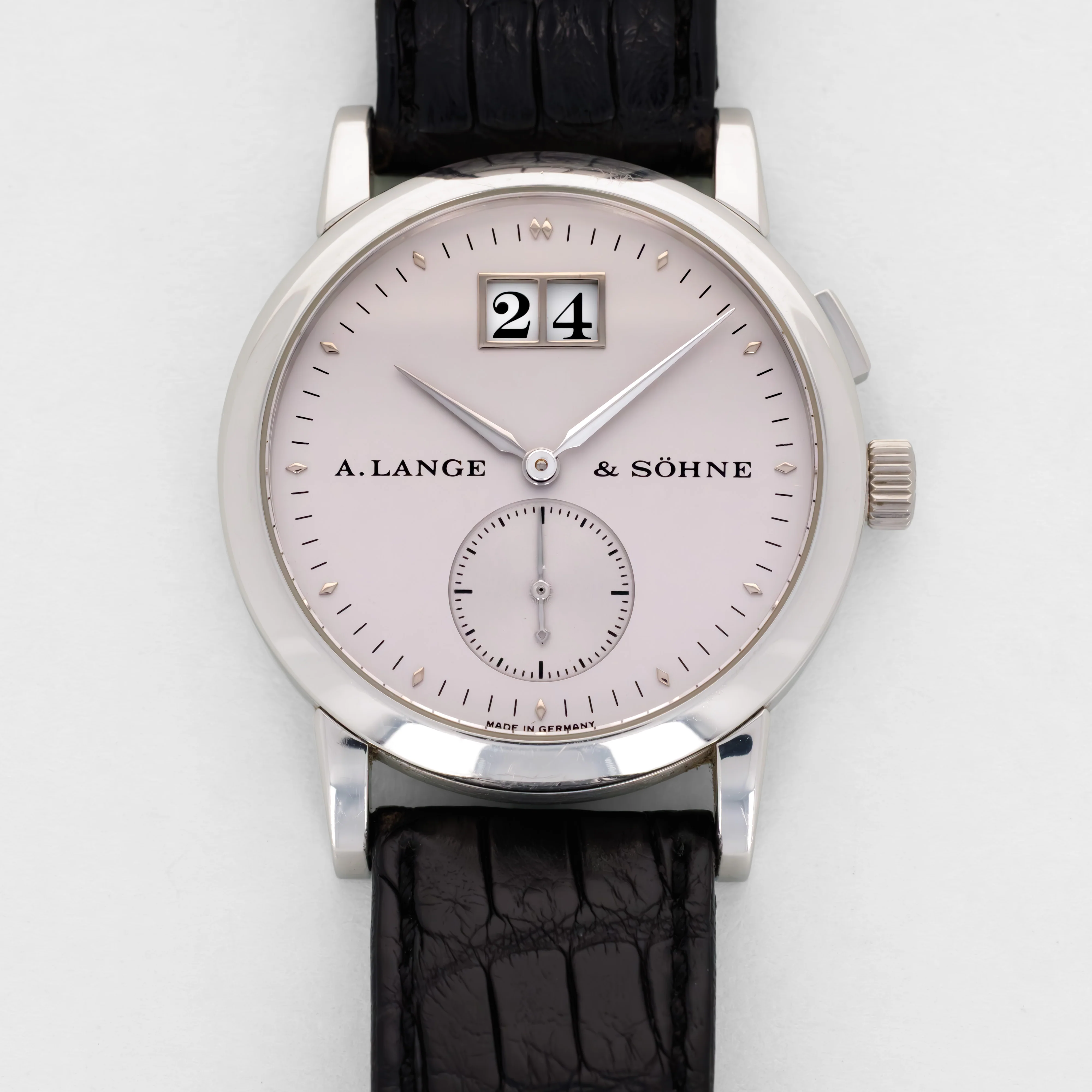 A. Lange & Sohne Platinum Saxonia Ref. 105.025