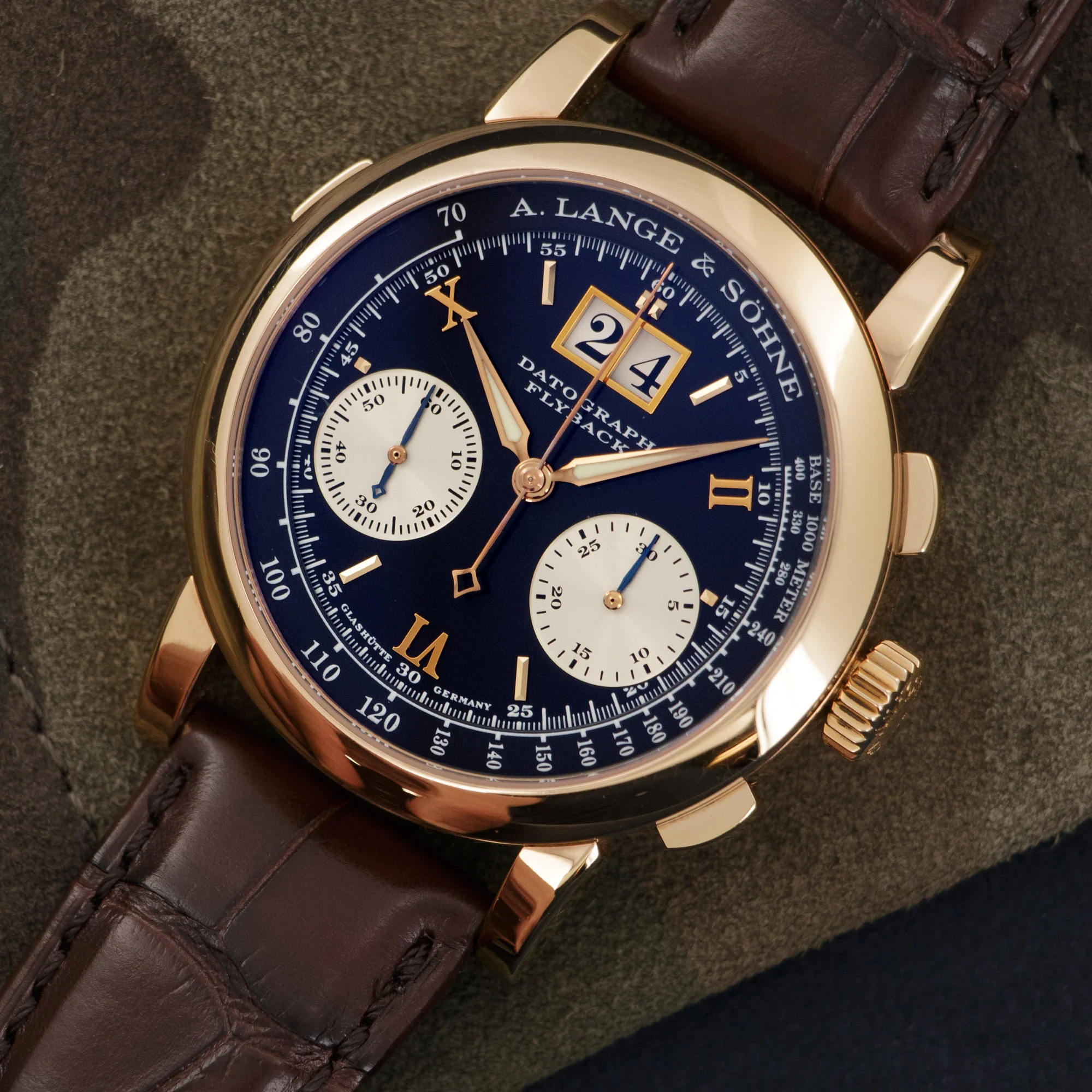 A. Lange & Sohne Rose Gold Datograph Dufour Watch Ref. 403.031 - Image 2