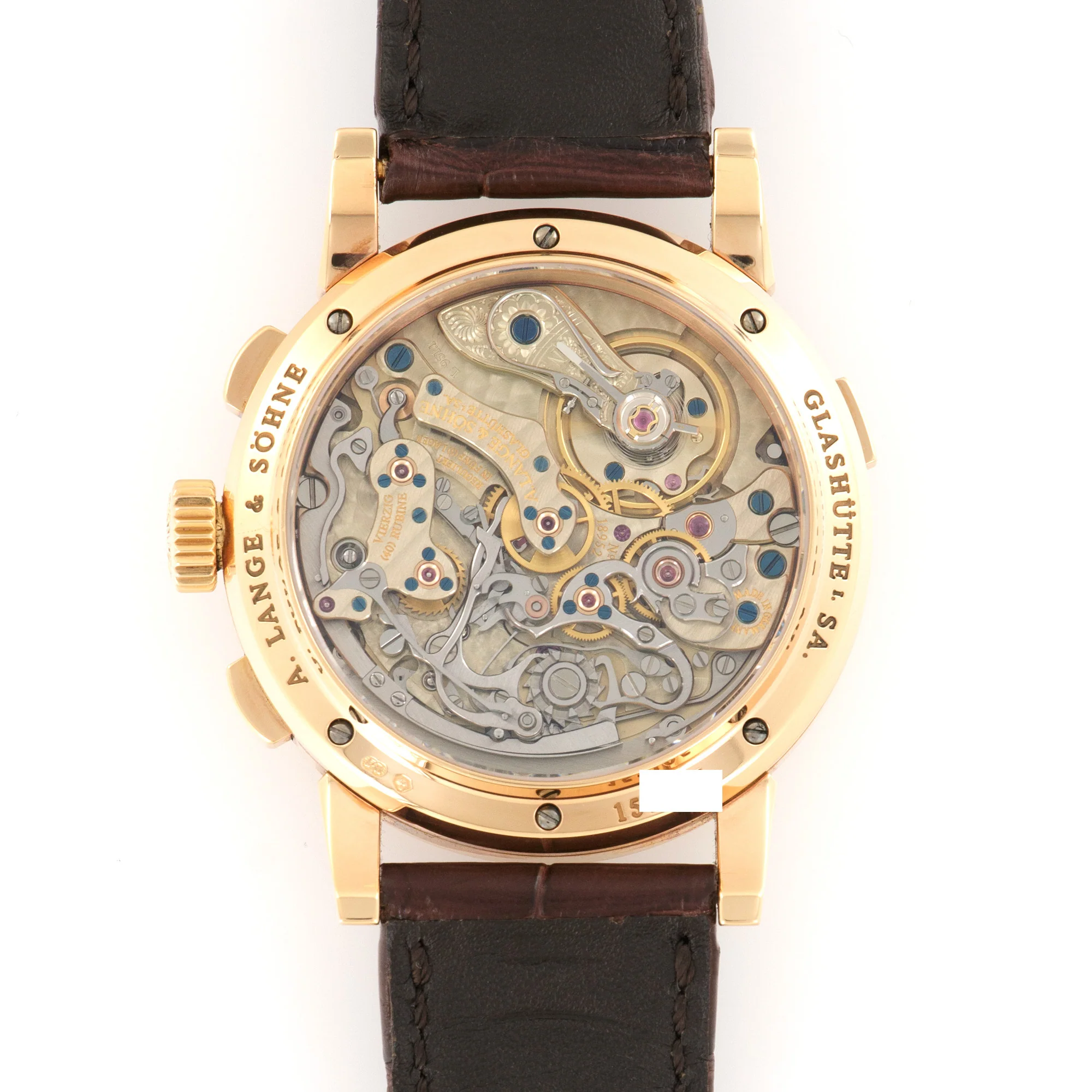 A. Lange & Sohne Rose Gold Datograph Dufour Watch Ref. 403.031 - Image 4
