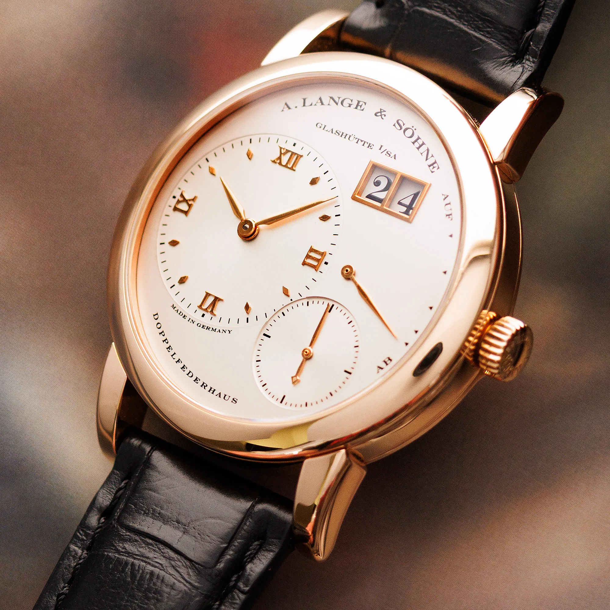 A. Lange & Sohne Rose Gold Lange 1 Ref. 101.032 - Image 2