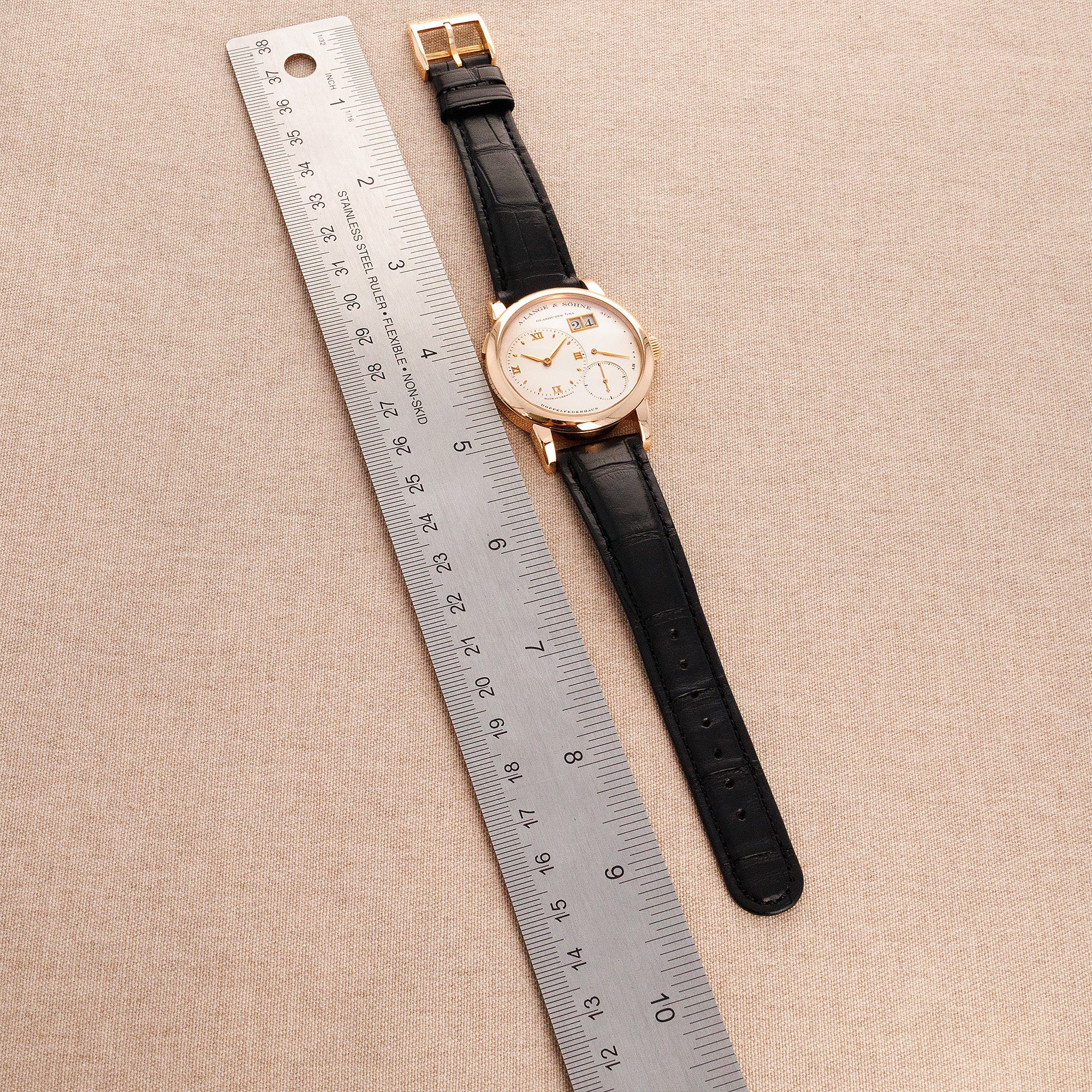 A. Lange & Sohne Rose Gold Lange 1 Ref. 101.032 - Image 8
