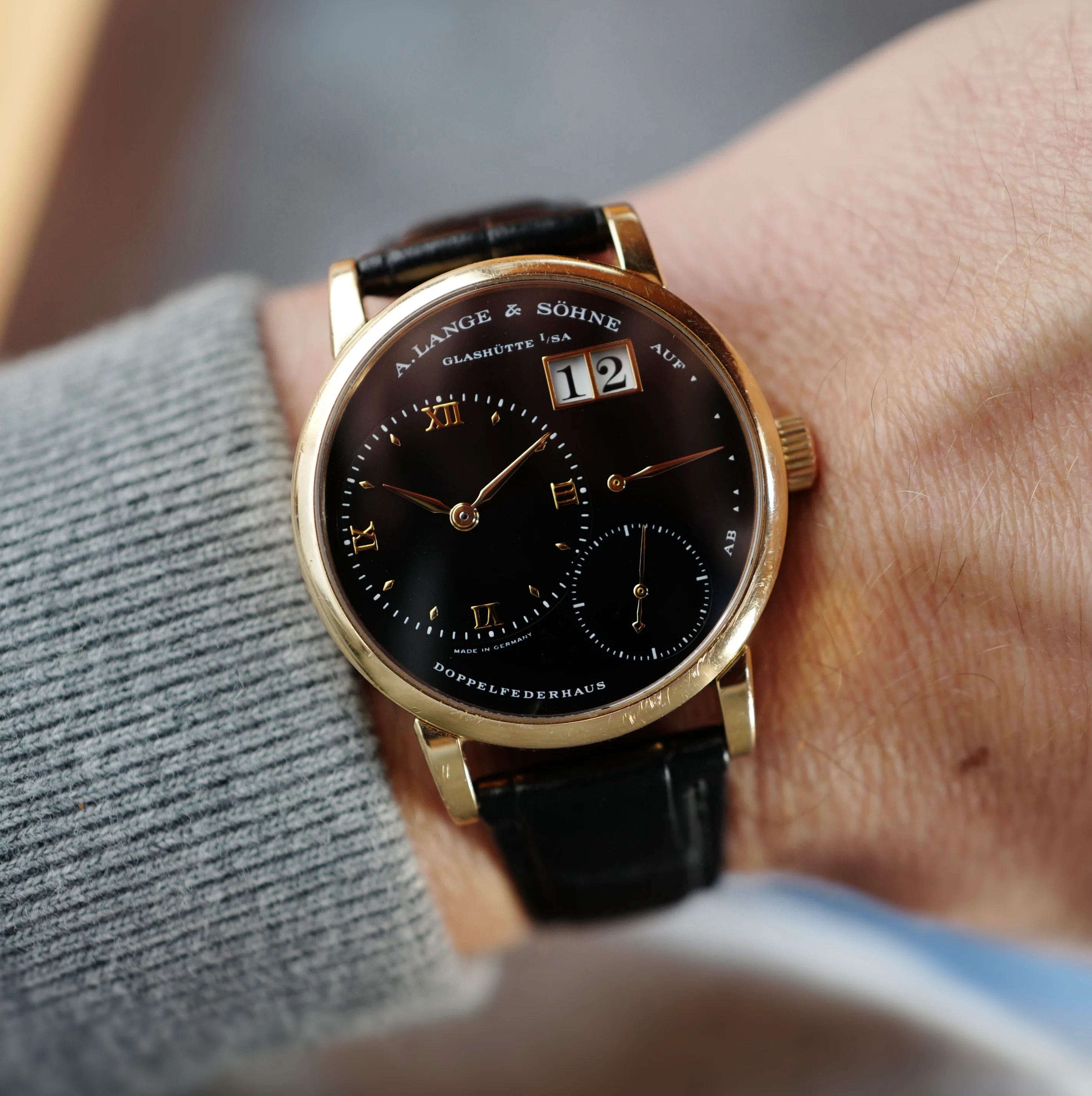 A. Lange & Sohne Rose Gold Lange 1 Ref. 111.031 - Image 4