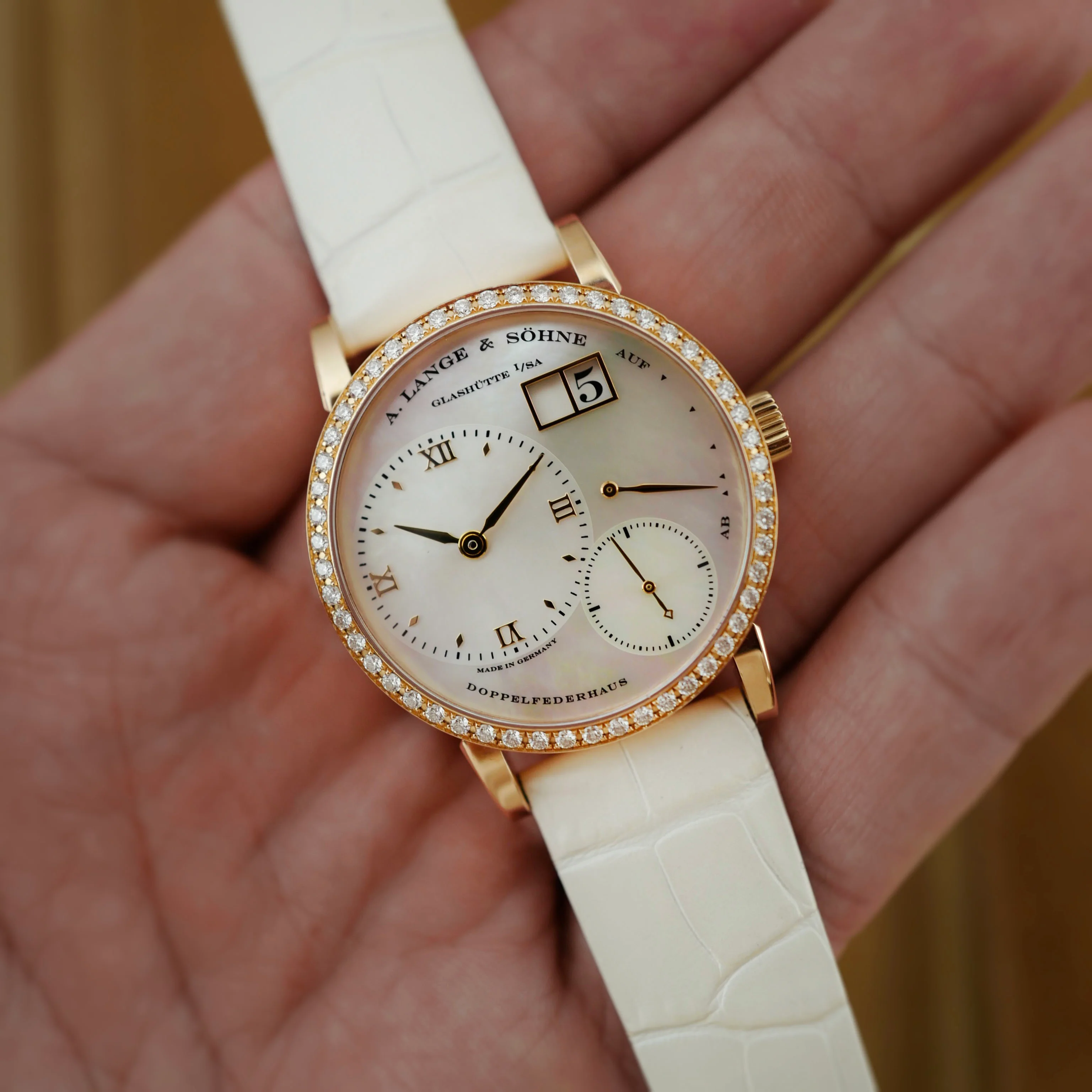 A. Lange & Sohne Rose Gold Little Lange 1 Ref. 813.047 - Image 3