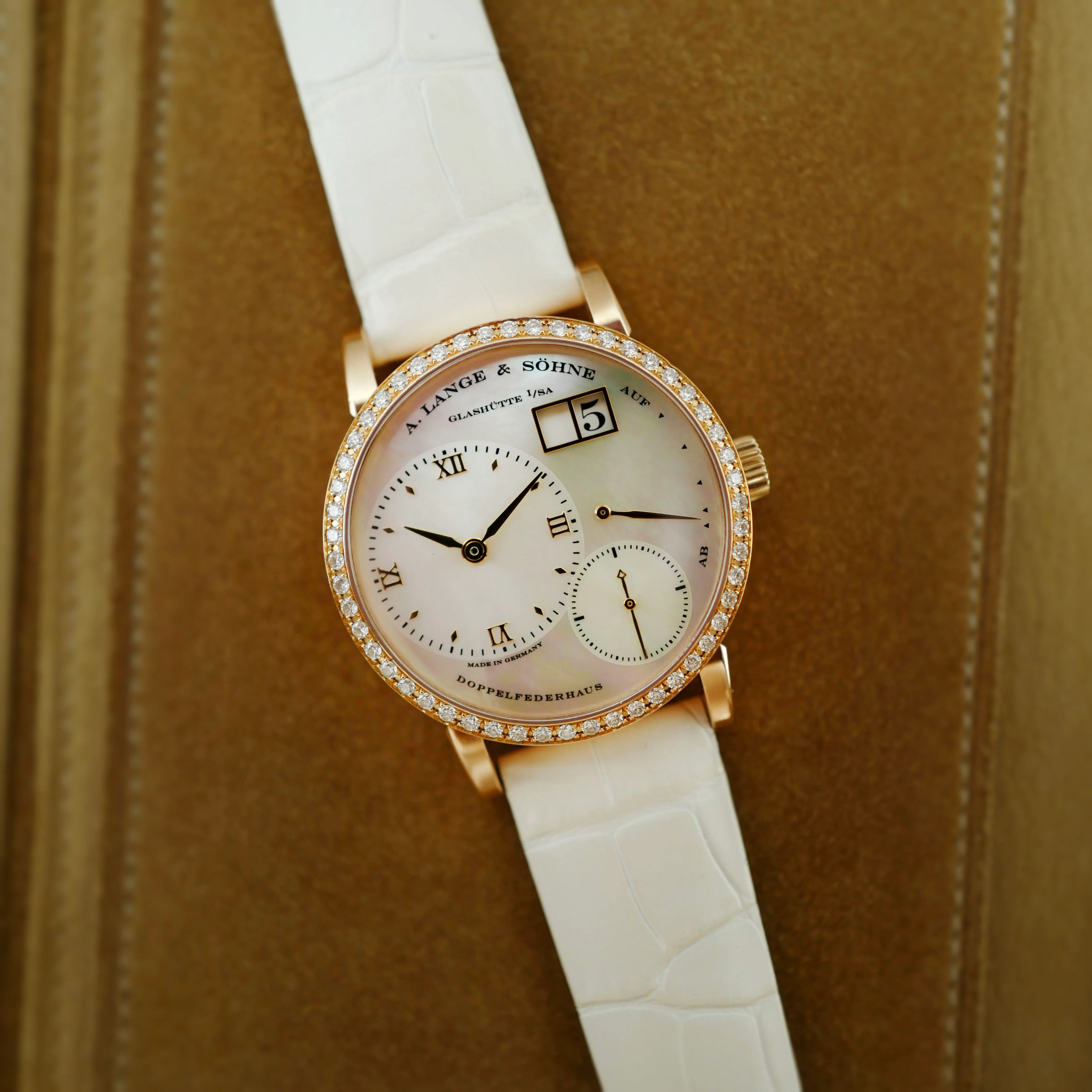 A. Lange & Sohne Rose Gold Little Lange 1 Ref. 813.047 - Image 4