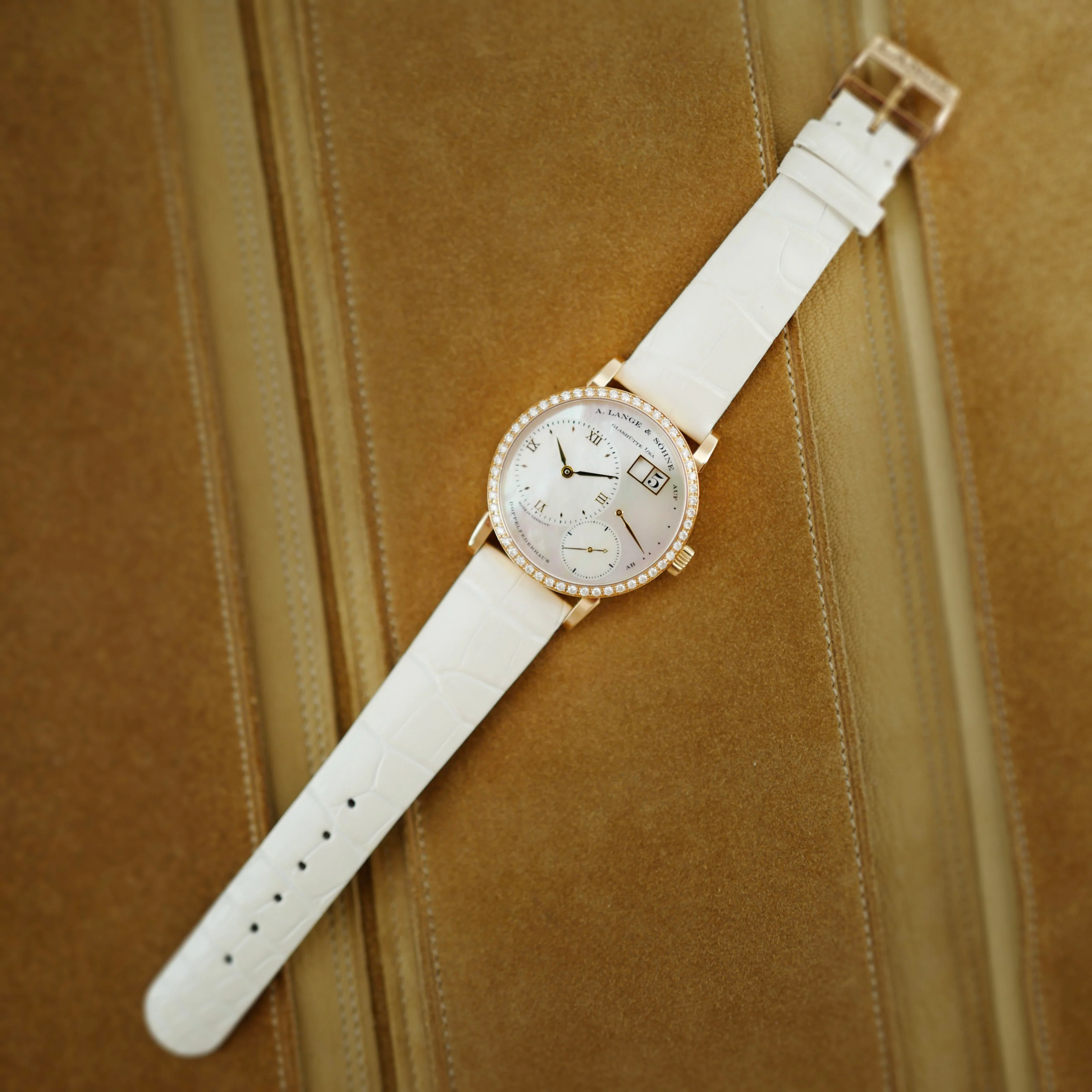 A. Lange & Sohne Rose Gold Little Lange 1 Ref. 813.047 - Image 7