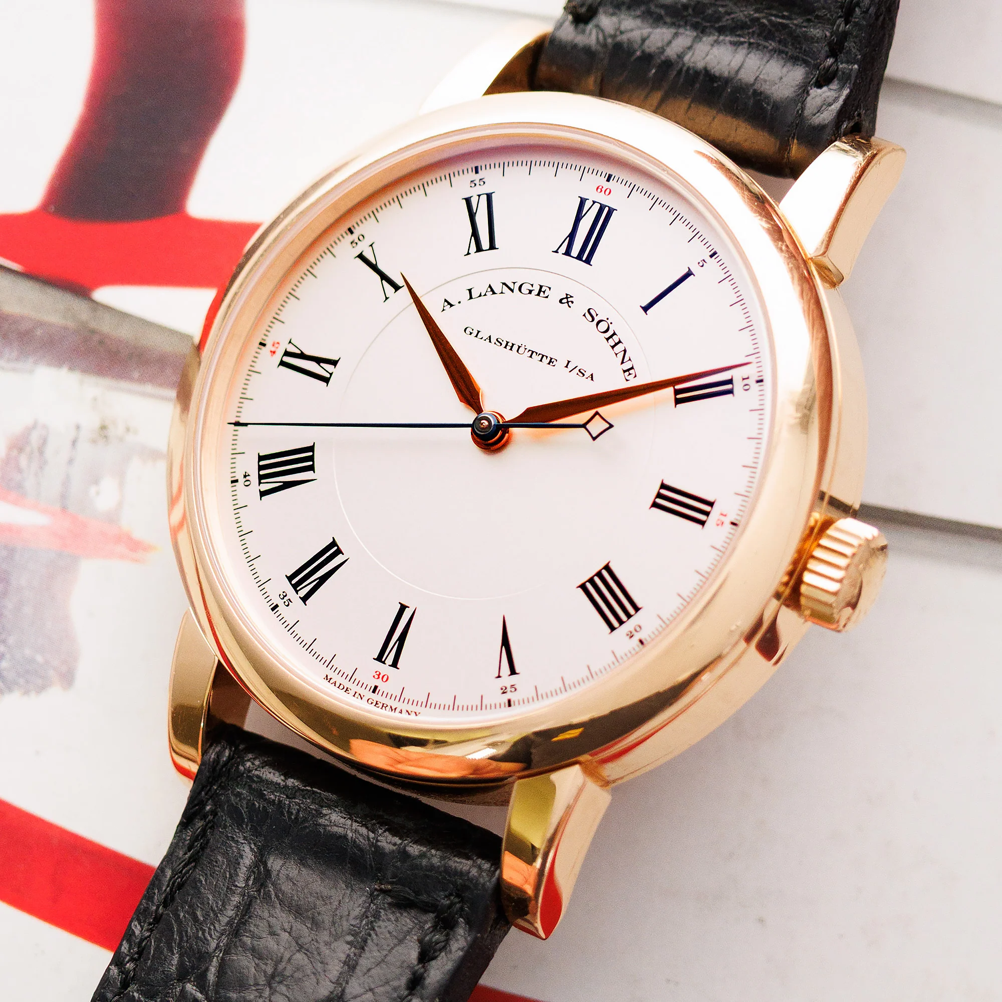 A. Lange & Sohne Rose Gold Richard Lange Ref. 232.032 - Image 2