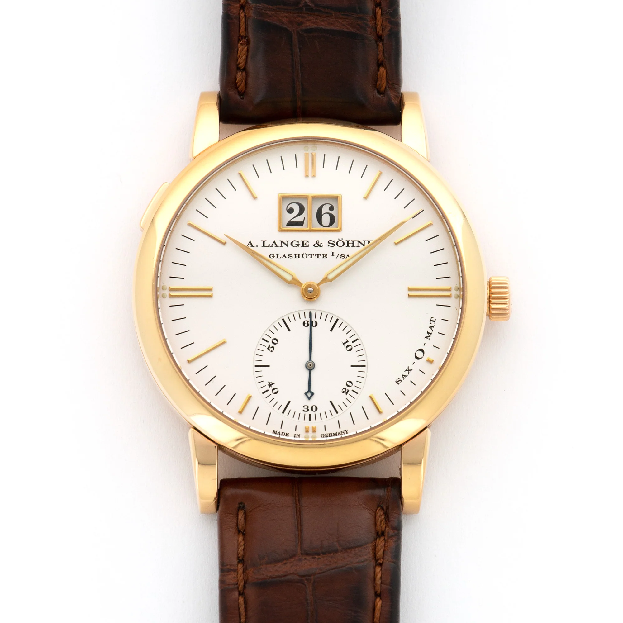 A. Lange & Sohne Rose Gold Saxonia Automatic Watch Ref. 315.032