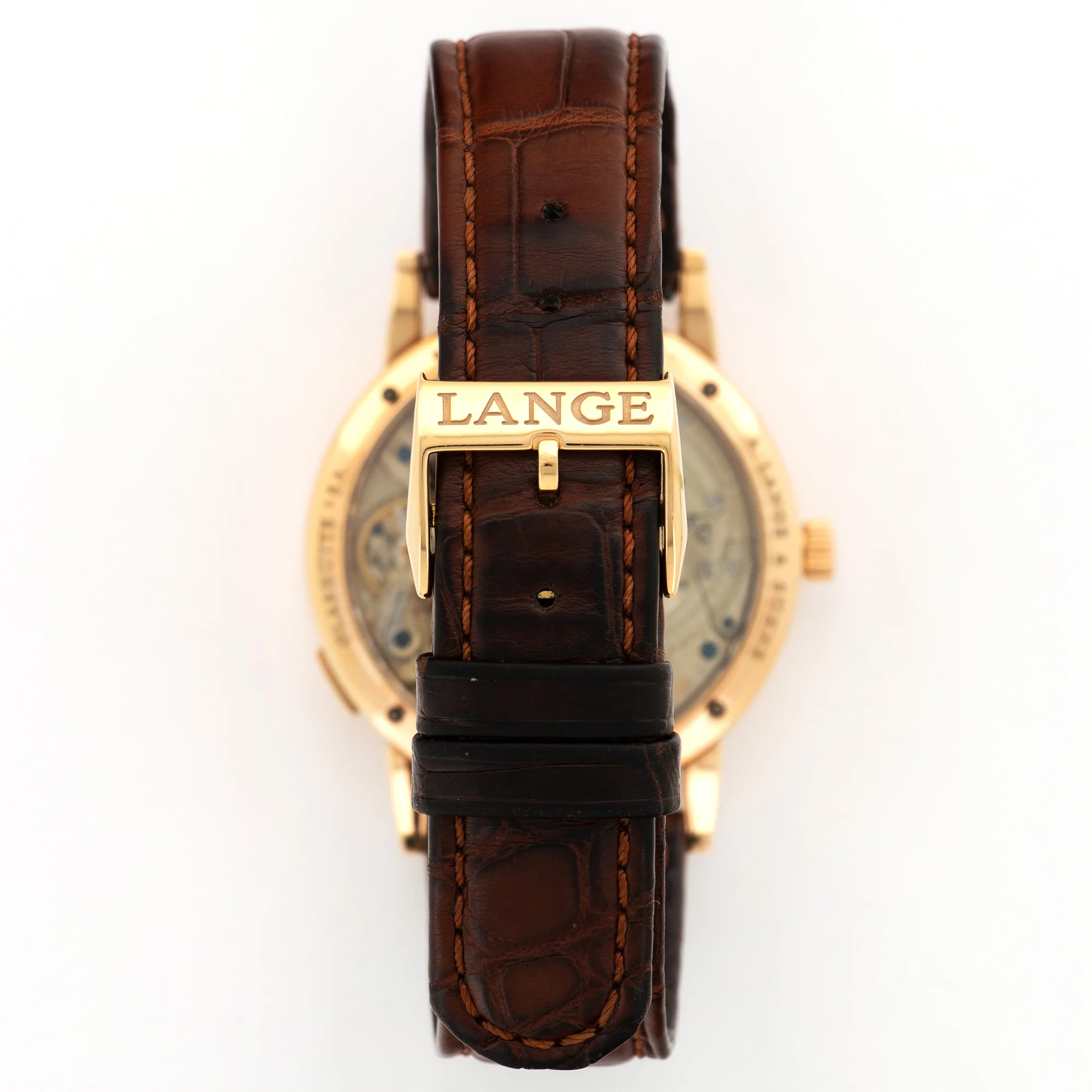 A. Lange & Sohne Rose Gold Saxonia Automatic Watch Ref. 315.032 - Image 5
