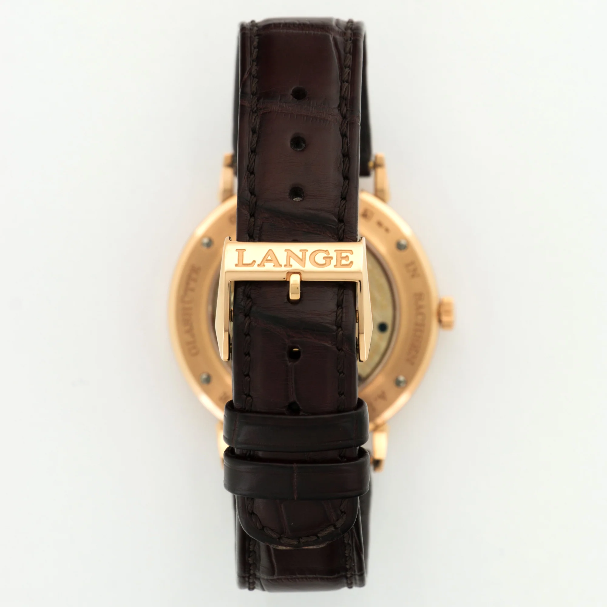A. Lange & Sohne Rose Gold Saxonia Watch Ref. 216.033 - Image 5