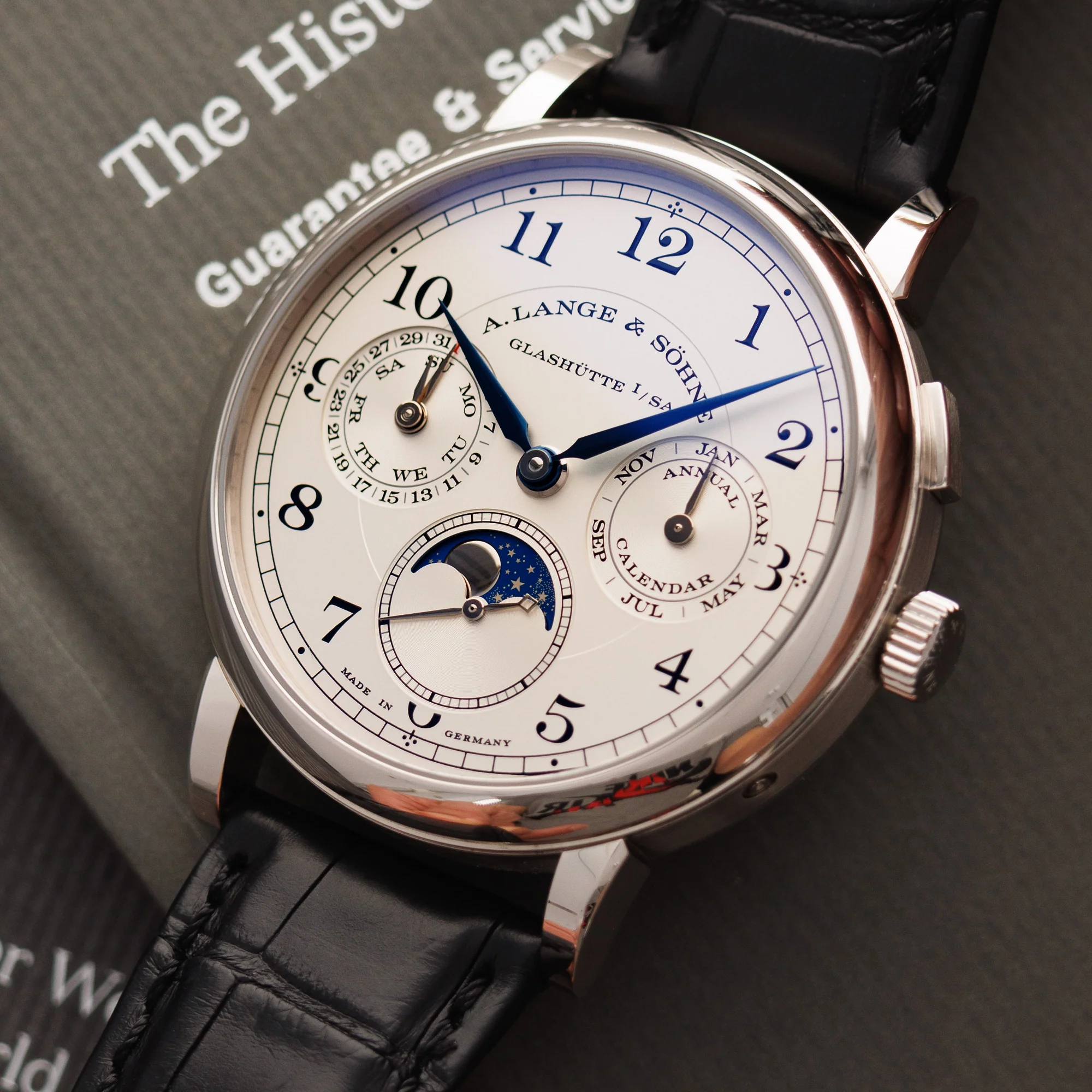 A. Lange & Sohne White Gold 1815 Annual Calendar Watch Ref. 238.026 - Image 2