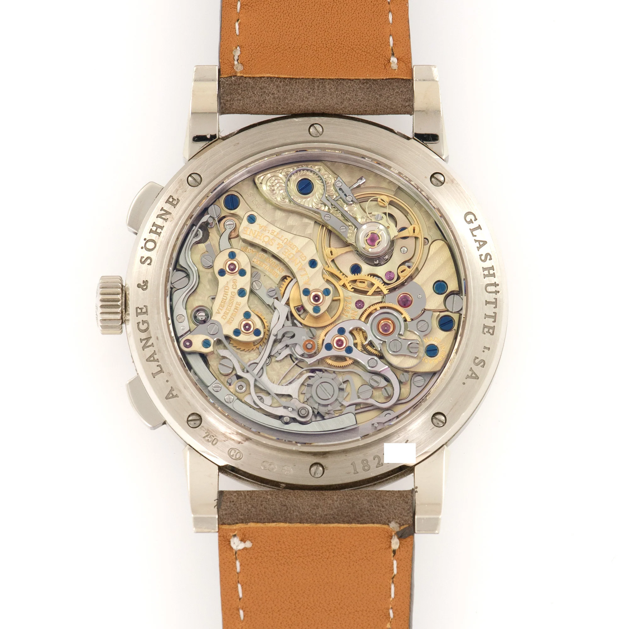A. Lange & Sohne White Gold 1815 Chronograph Watch 402.026 - Image 4