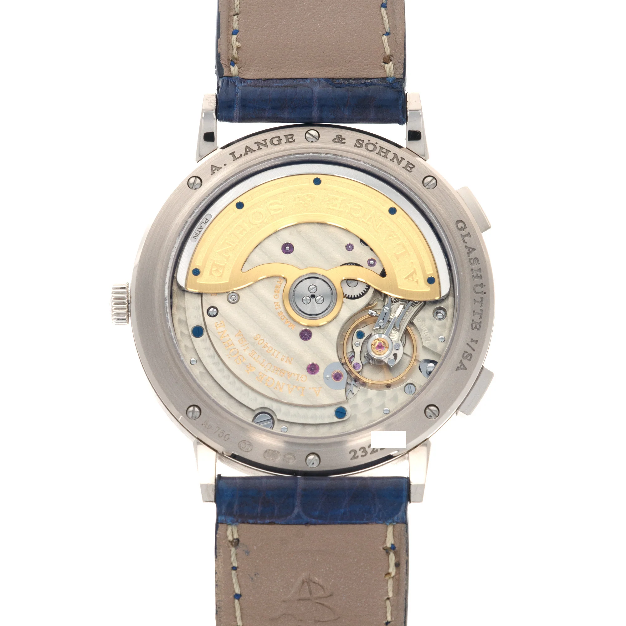 A. Lange & Sohne White Gold Dual TIme Watch, Ref. 386.026 - Image 4