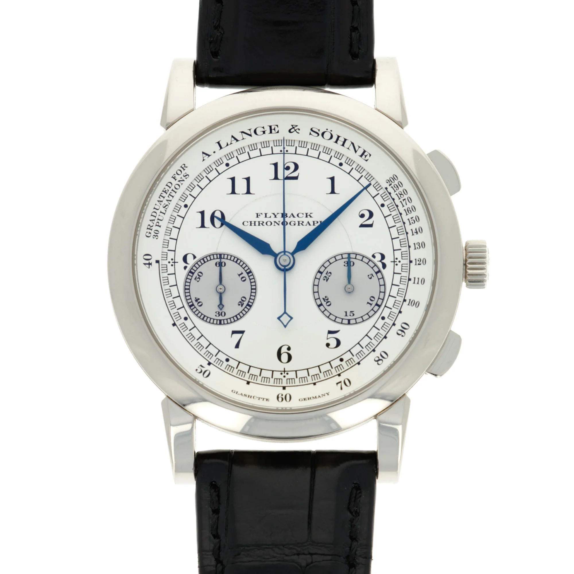 A. Lange Sohne White Gold Flyback Chronograph Ref. 401.026