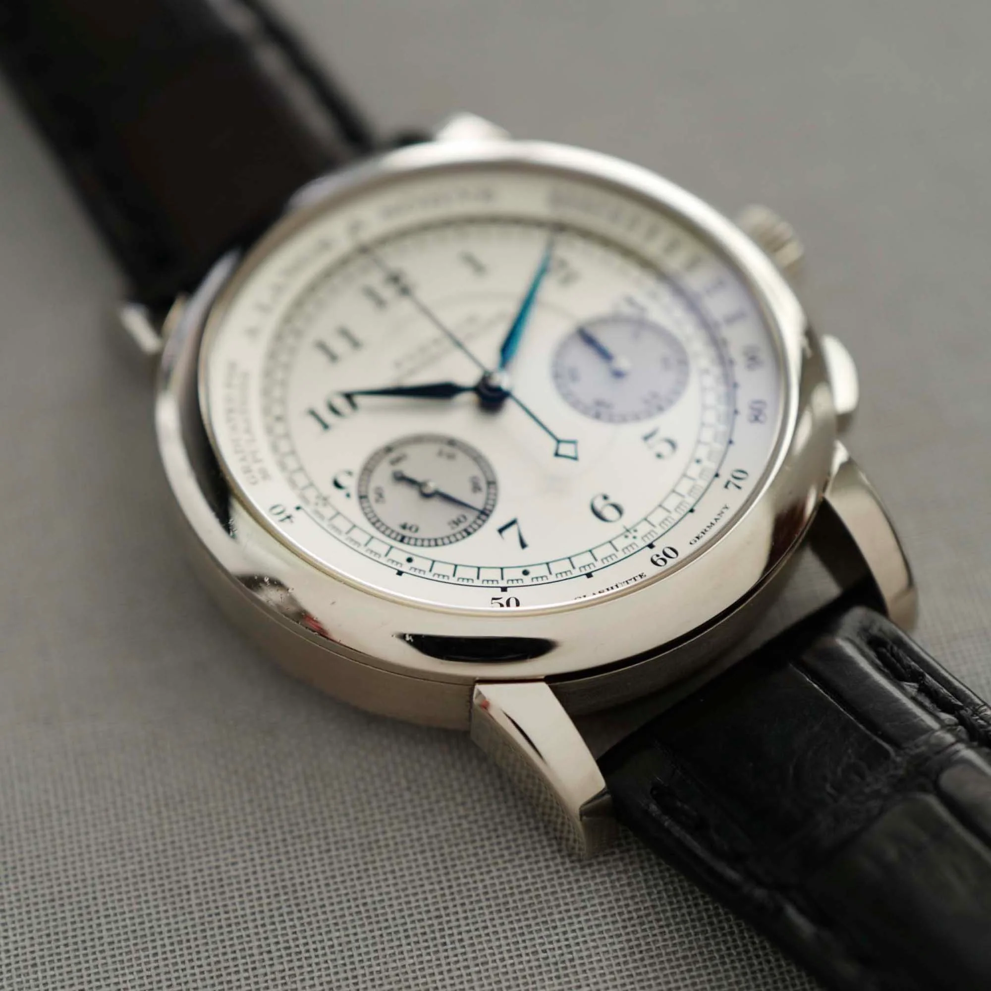 A. Lange Sohne White Gold Flyback Chronograph Ref. 401.026 - Image 5
