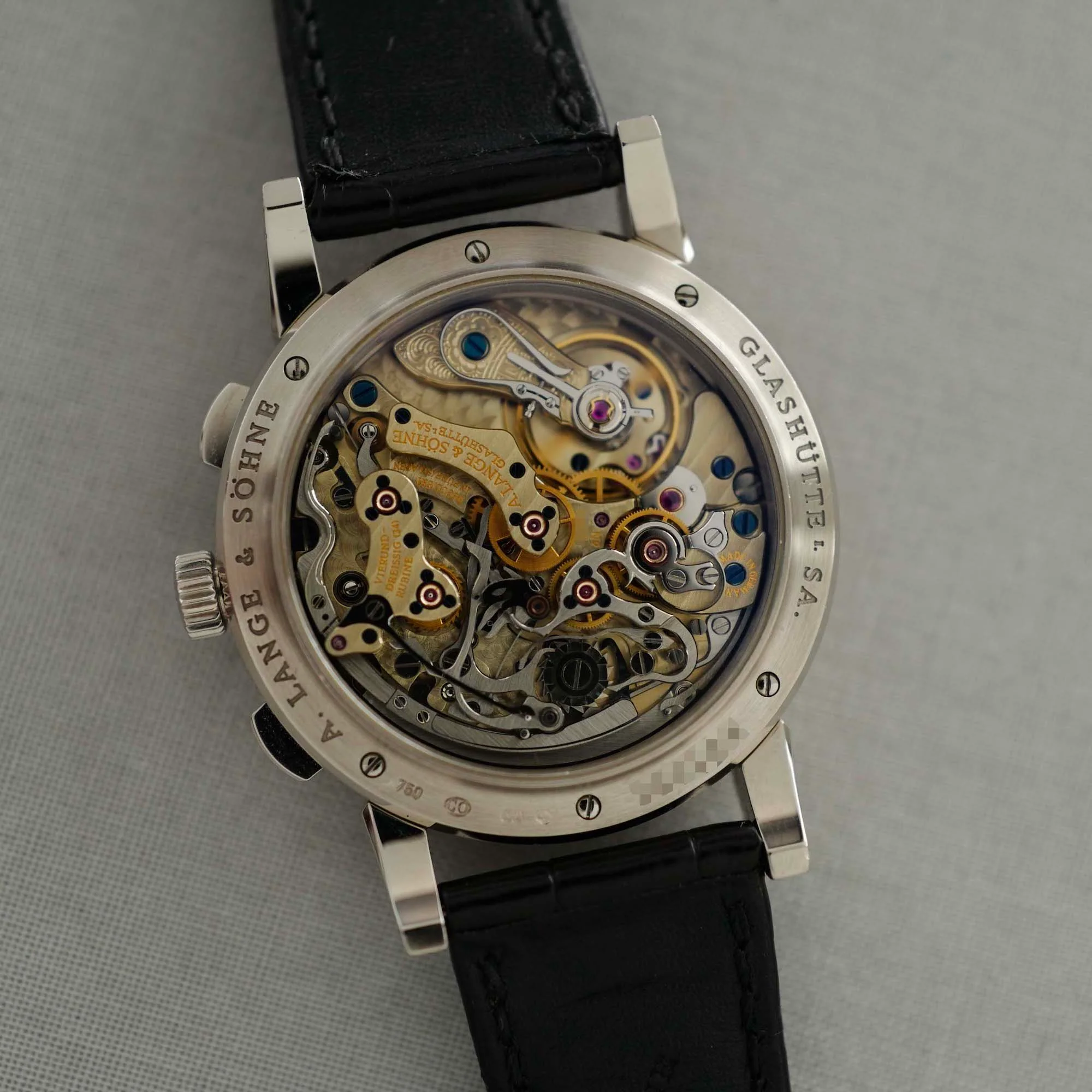 A. Lange Sohne White Gold Flyback Chronograph Ref. 401.026 - Image 6