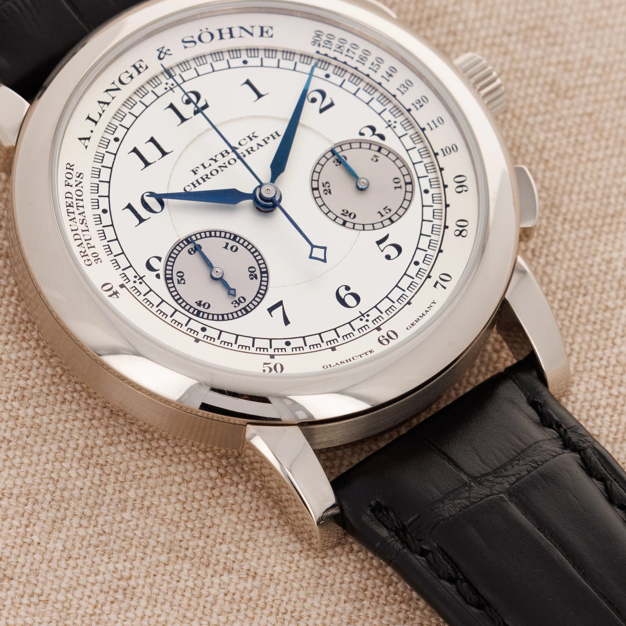 A. Lange & Sohne White Gold Flyback Chronograph Ref. 401.026 - Image 4