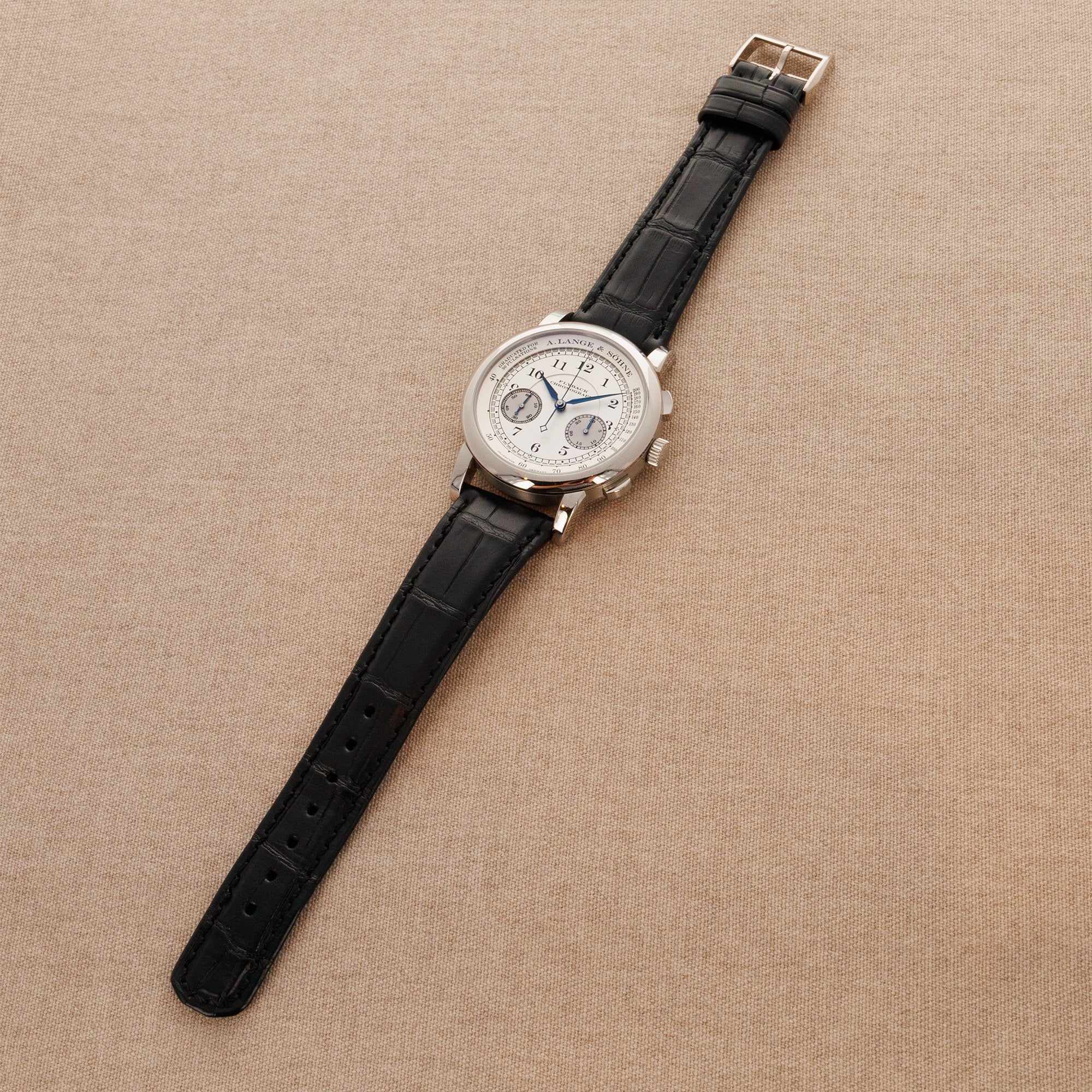 A. Lange & Sohne White Gold Flyback Chronograph Ref. 401.026 - Image 5