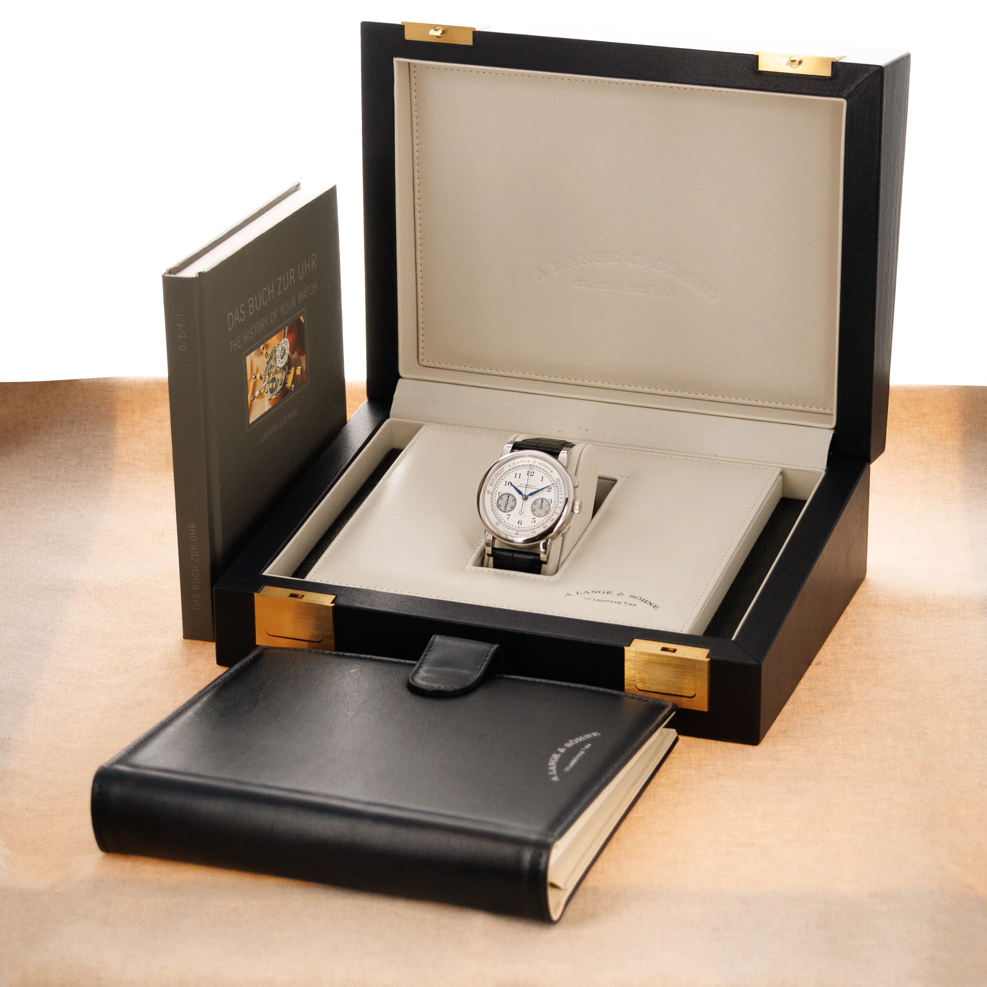 A. Lange & Sohne White Gold Flyback Chronograph Ref. 401.026 - Image 6