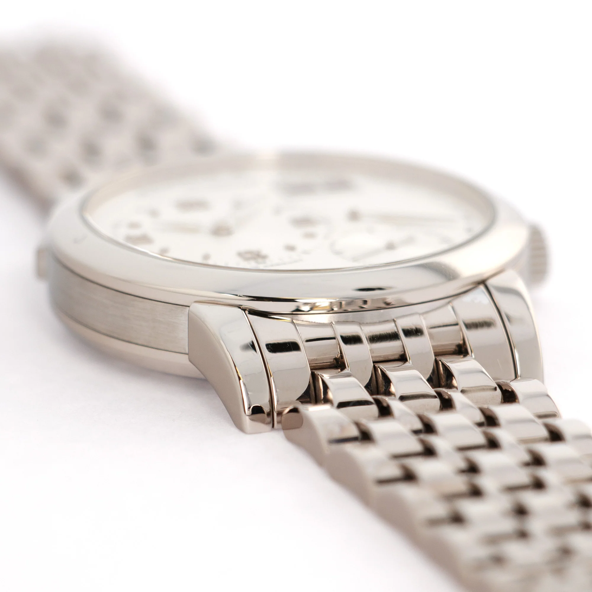 A. Lange & Sohne White Gold Lange 1 Bracelet Watch - Image 3