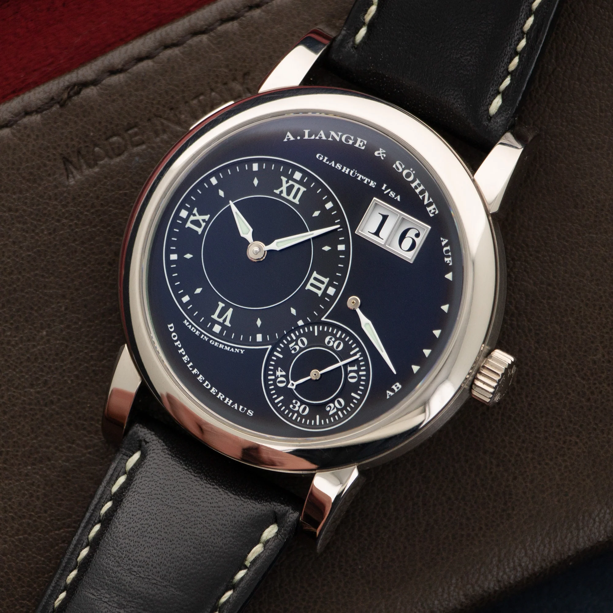 A. Lange & Sohne White Gold Lange 1 Luminous Watch Ref. 101.029 - Image 2