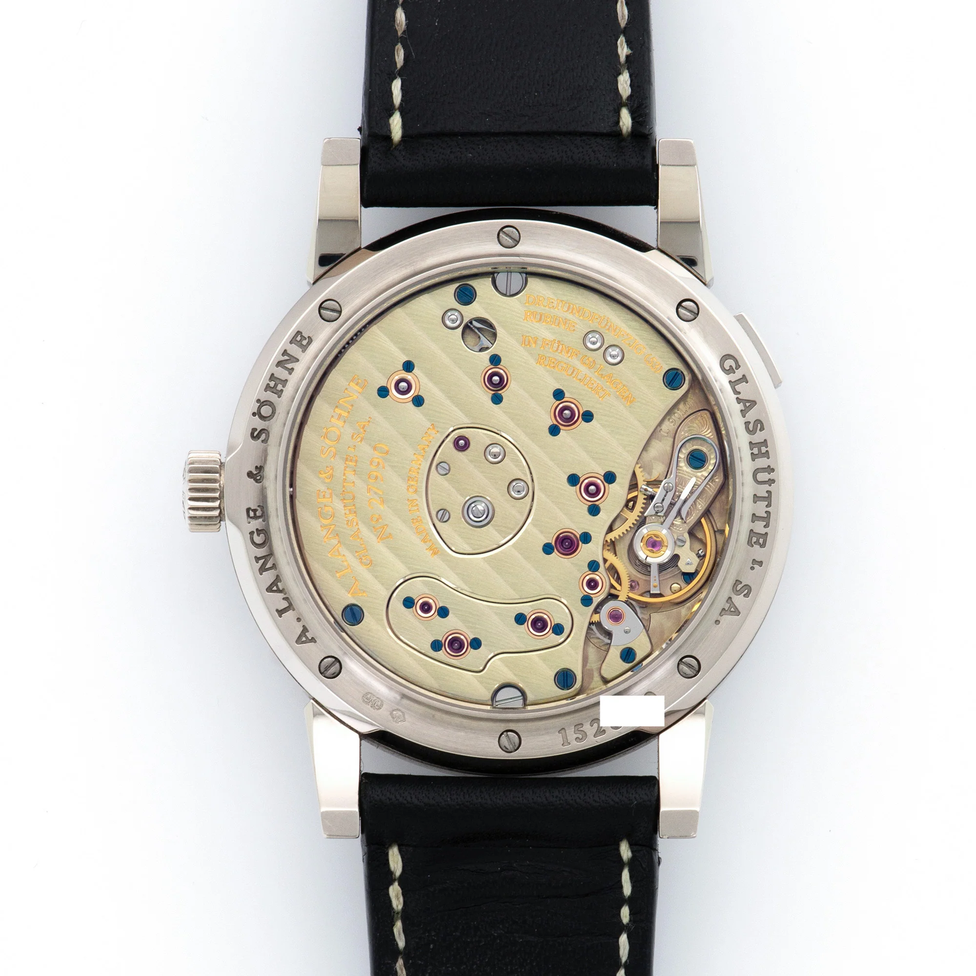 A. Lange & Sohne White Gold Lange 1 Luminous Watch Ref. 101.029 - Image 4