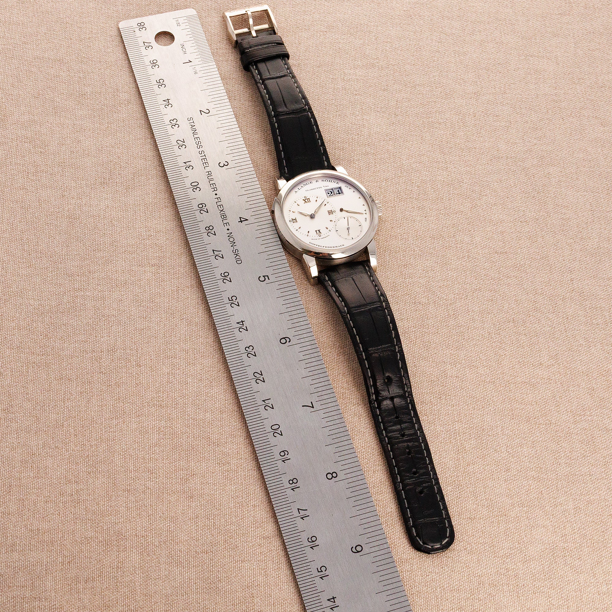 A. Lange & Sohne White Gold Lange 1 Ref. 101.039 - Image 5