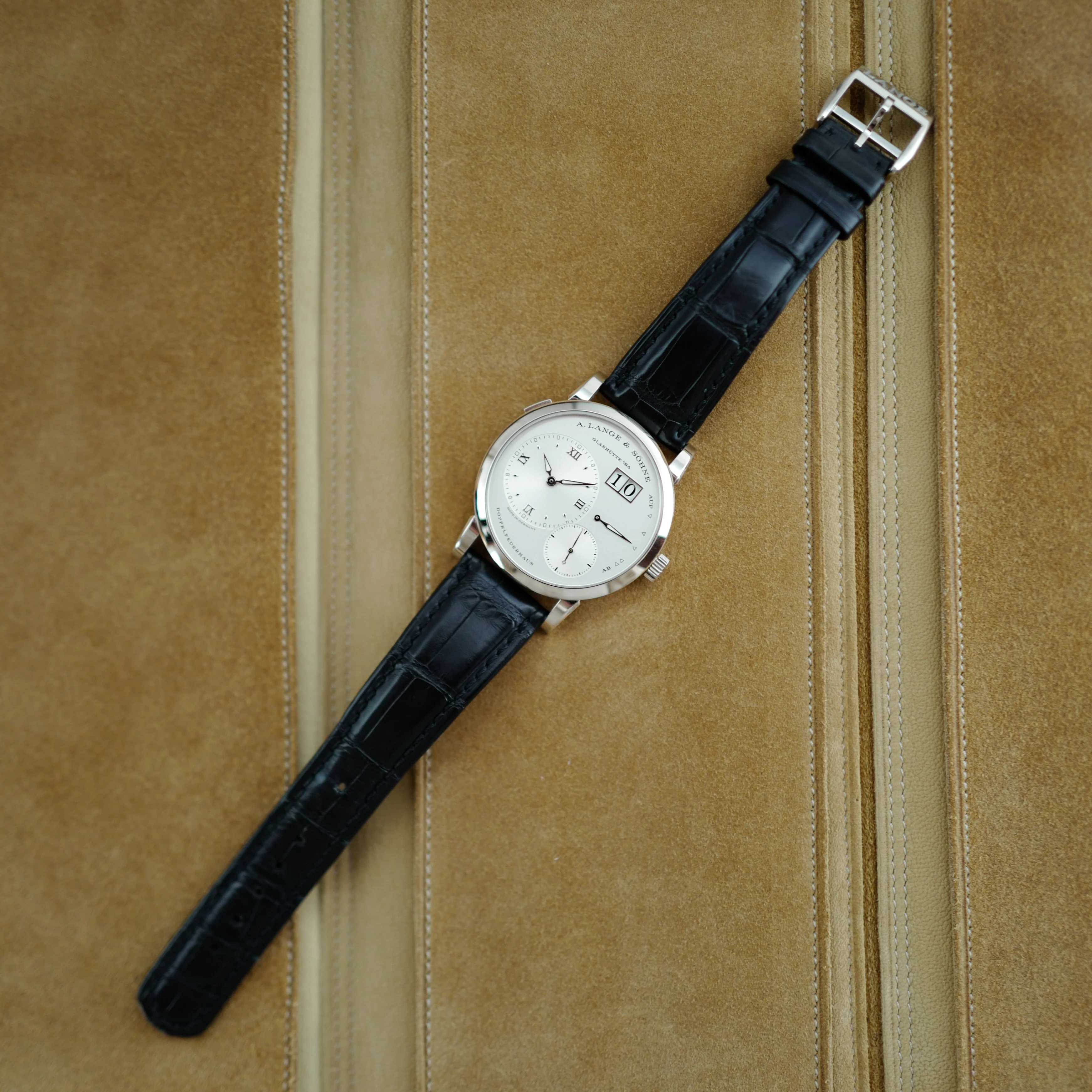 A. Lange & Sohne White Gold Lange 1 Ref. 191.039 (New Arrival) - Image 4
