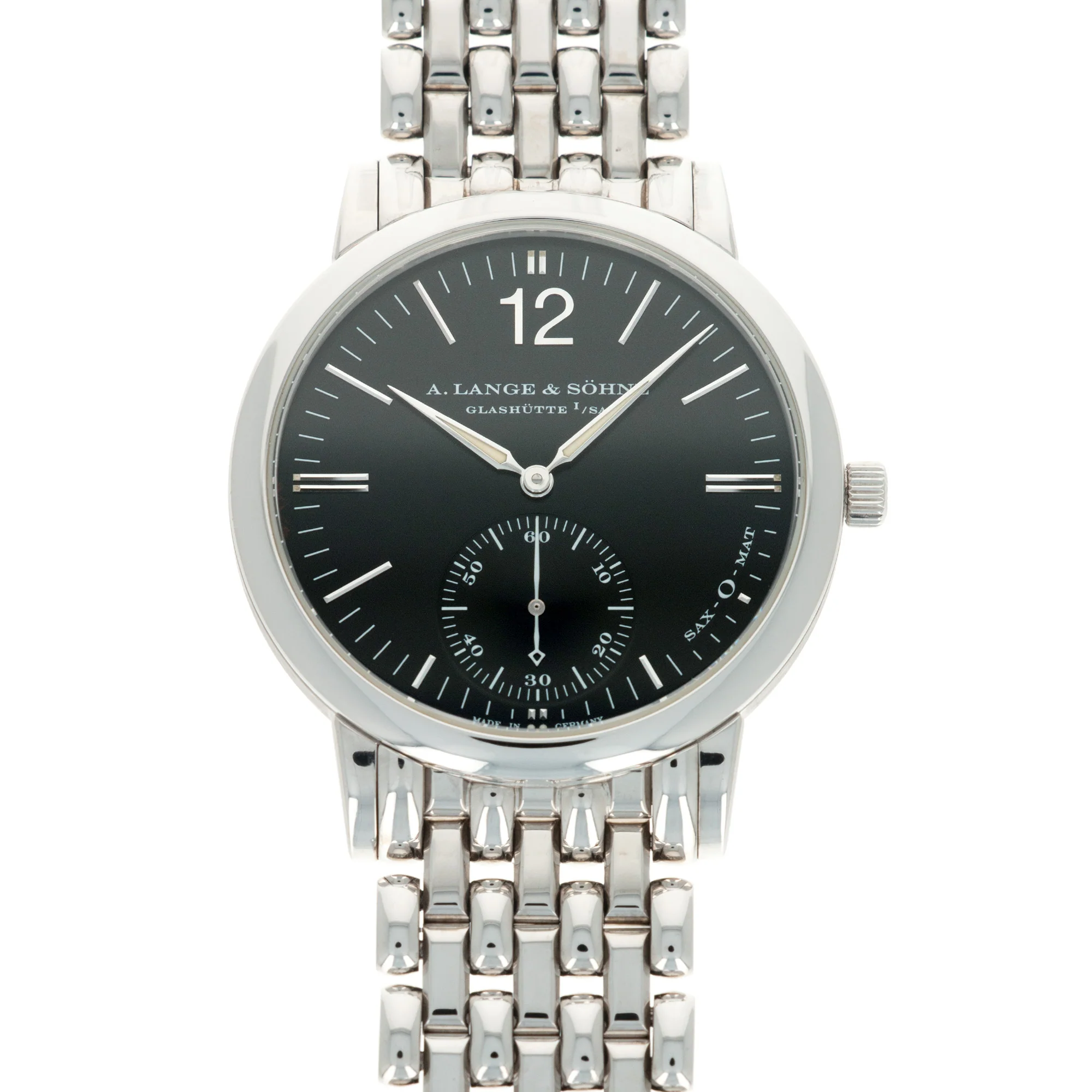 A. Lange & Sohne White Gold Sax-O-Mat Automatic Ref. 351.027
