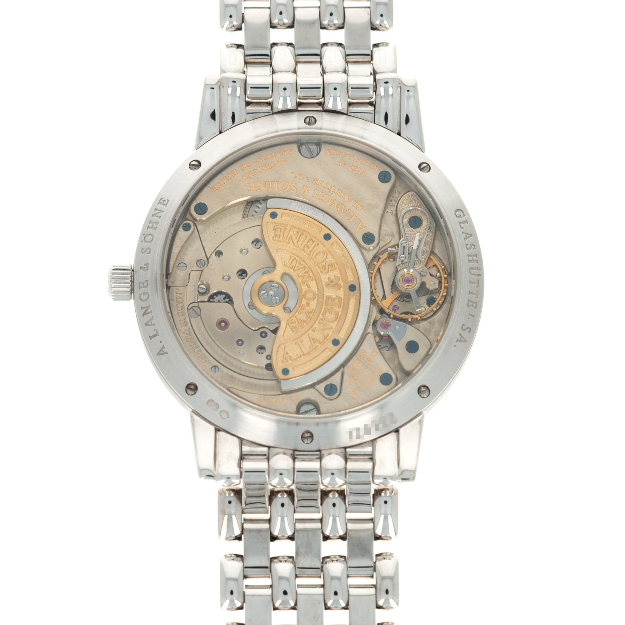 A. Lange & Sohne White Gold Sax-O-Mat Automatic Ref. 351.027 - Image 4