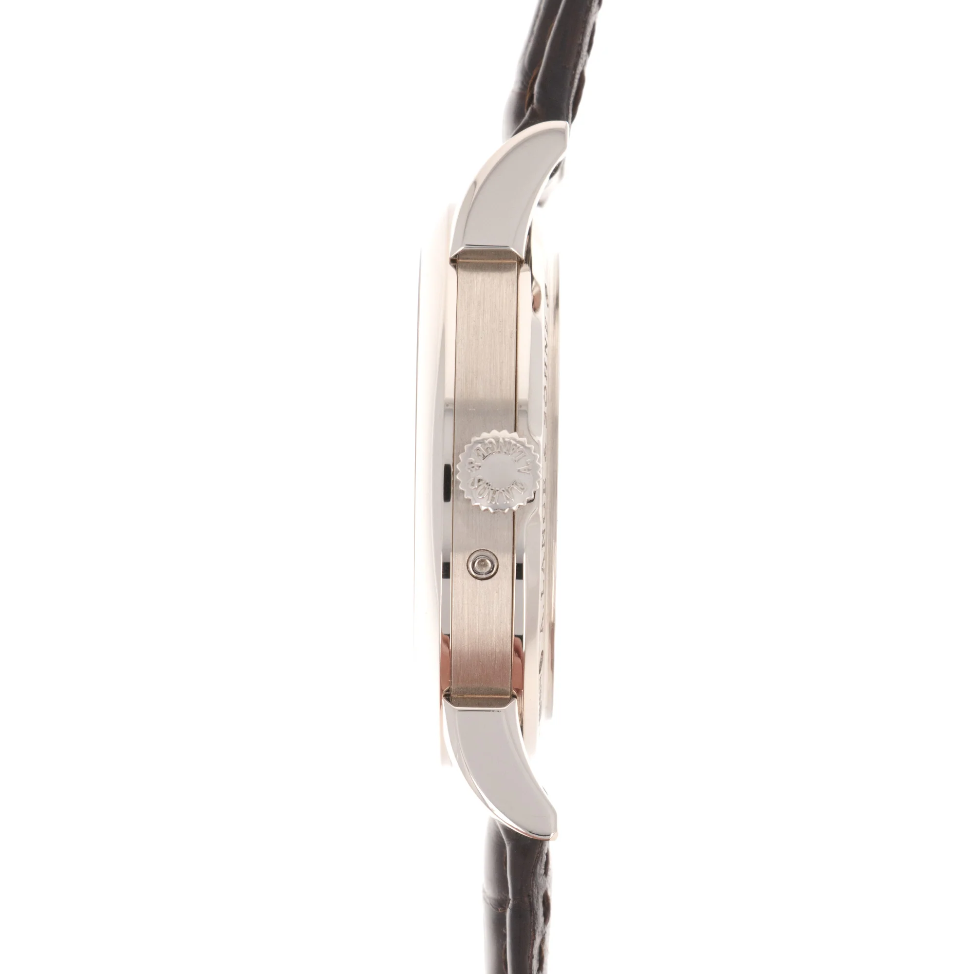 A Lange & Sohne White Gold Saxonia Annual Calendar Watch, Ref. 330.026 - Image 3