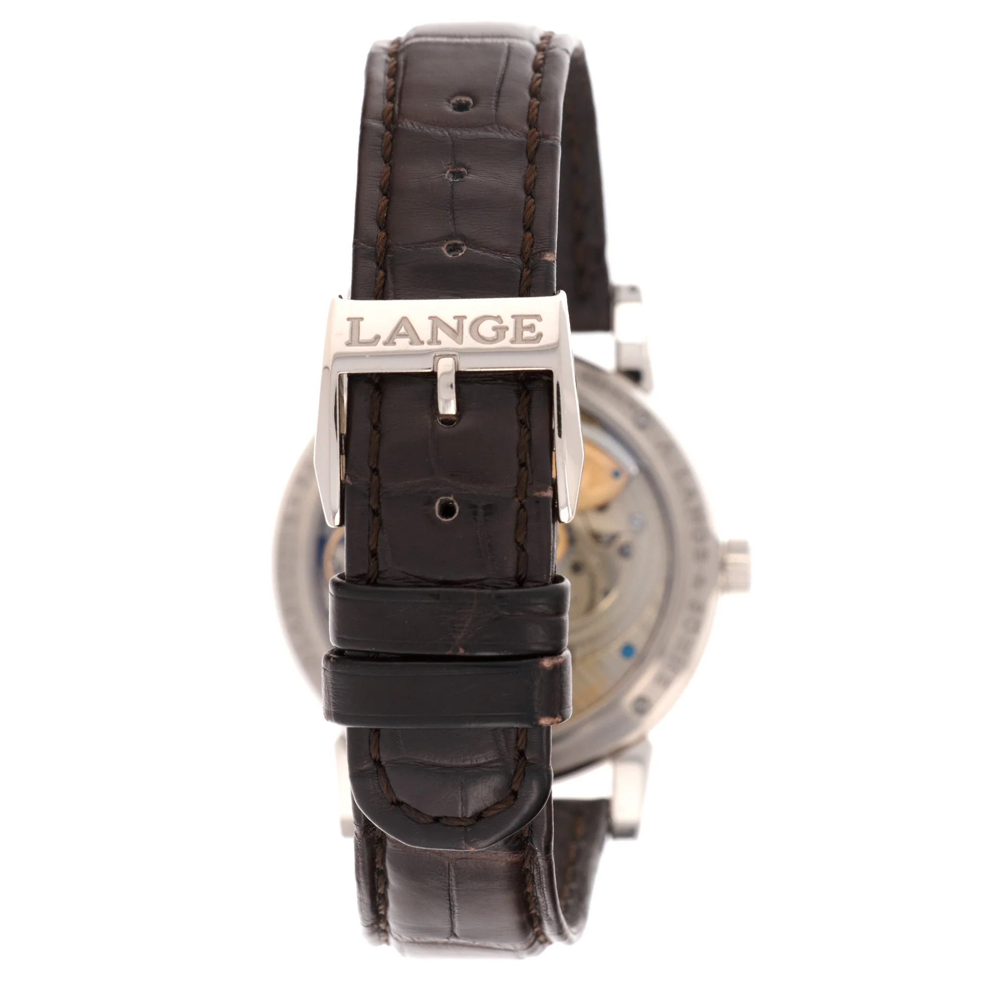 A Lange & Sohne White Gold Saxonia Annual Calendar Watch, Ref. 330.026 - Image 5