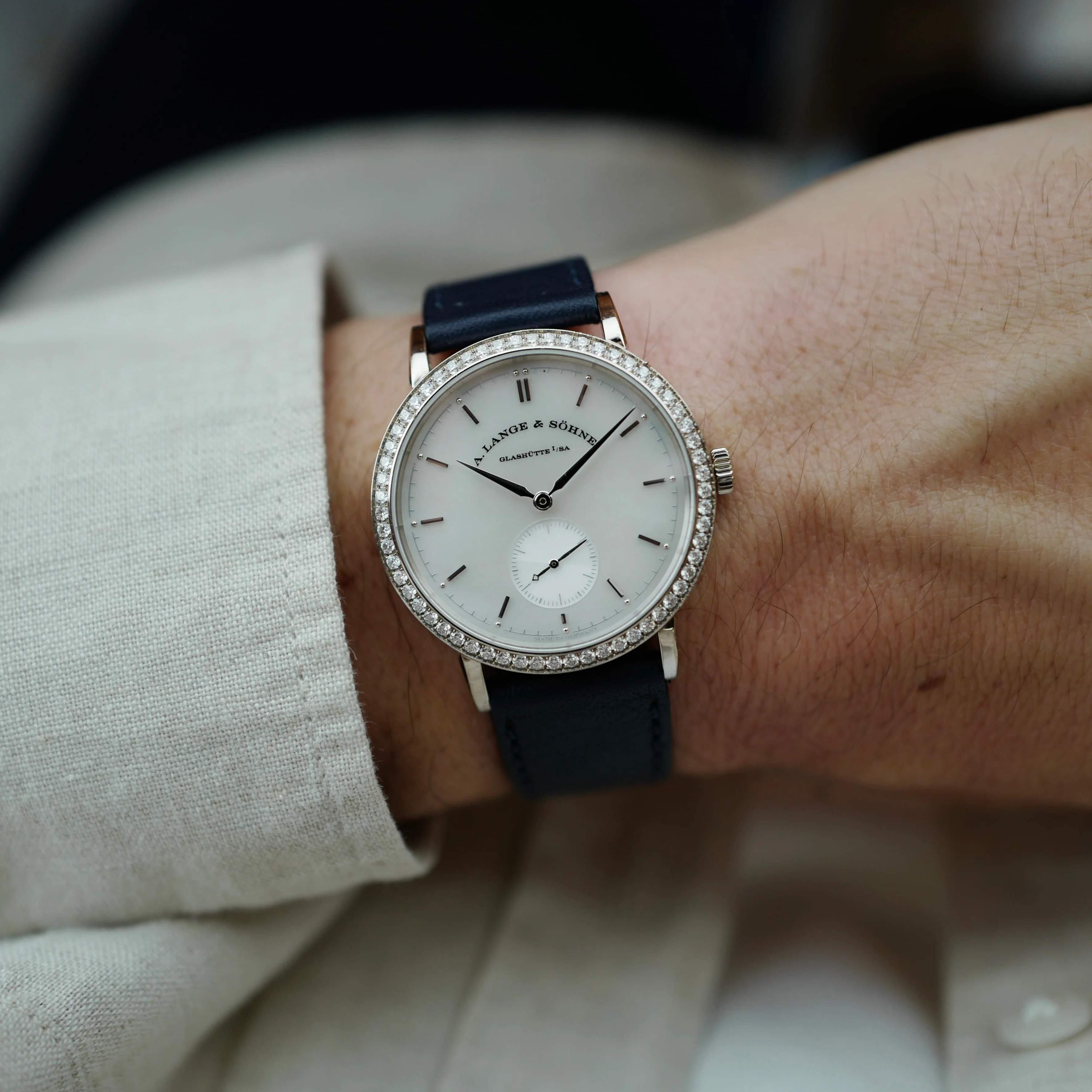 A. Lange & Sohne White Gold Saxonia Ref. 878.029 - Image 5