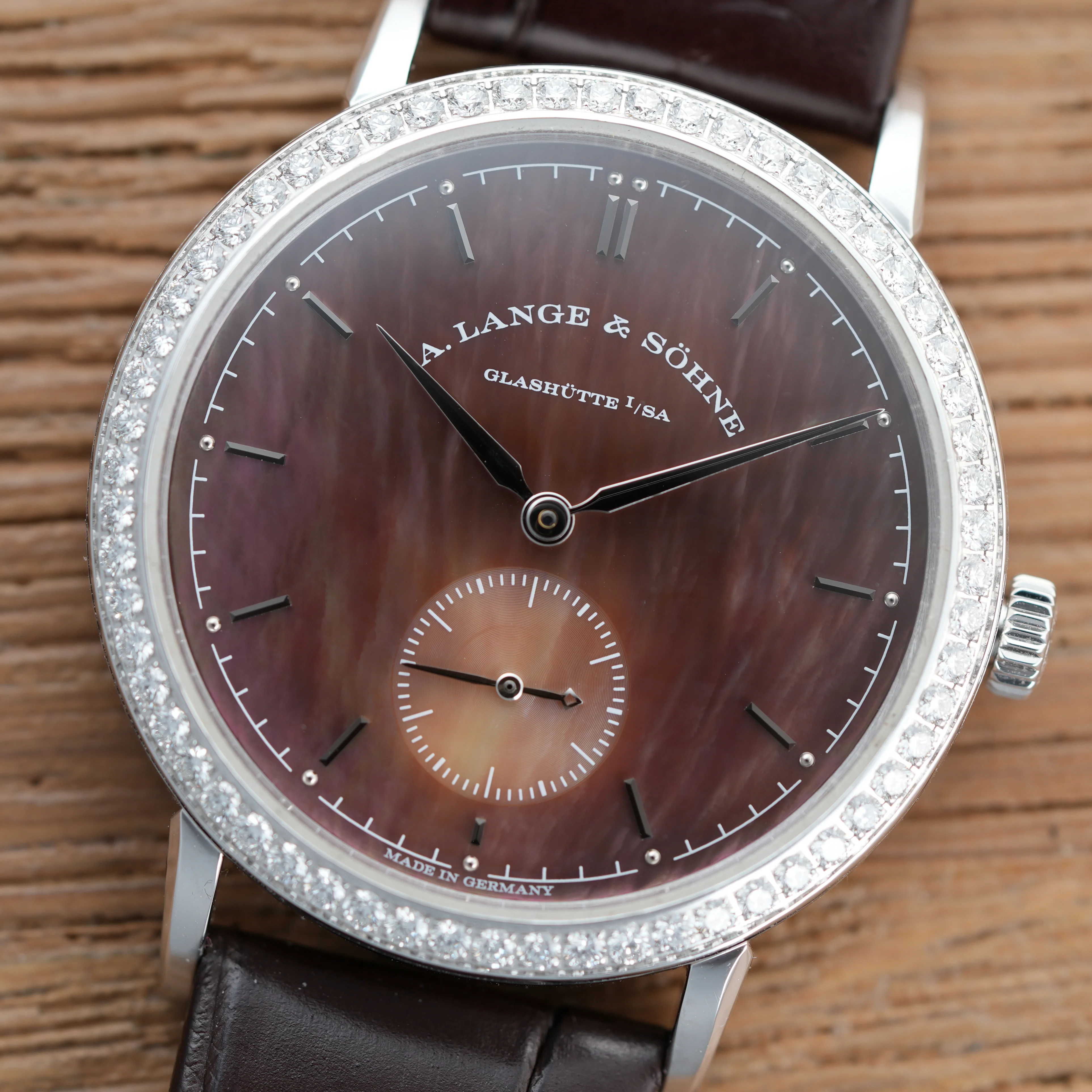 A. Lange & Sohne White Gold Saxonia Ref. 878.038 (New Arrival)