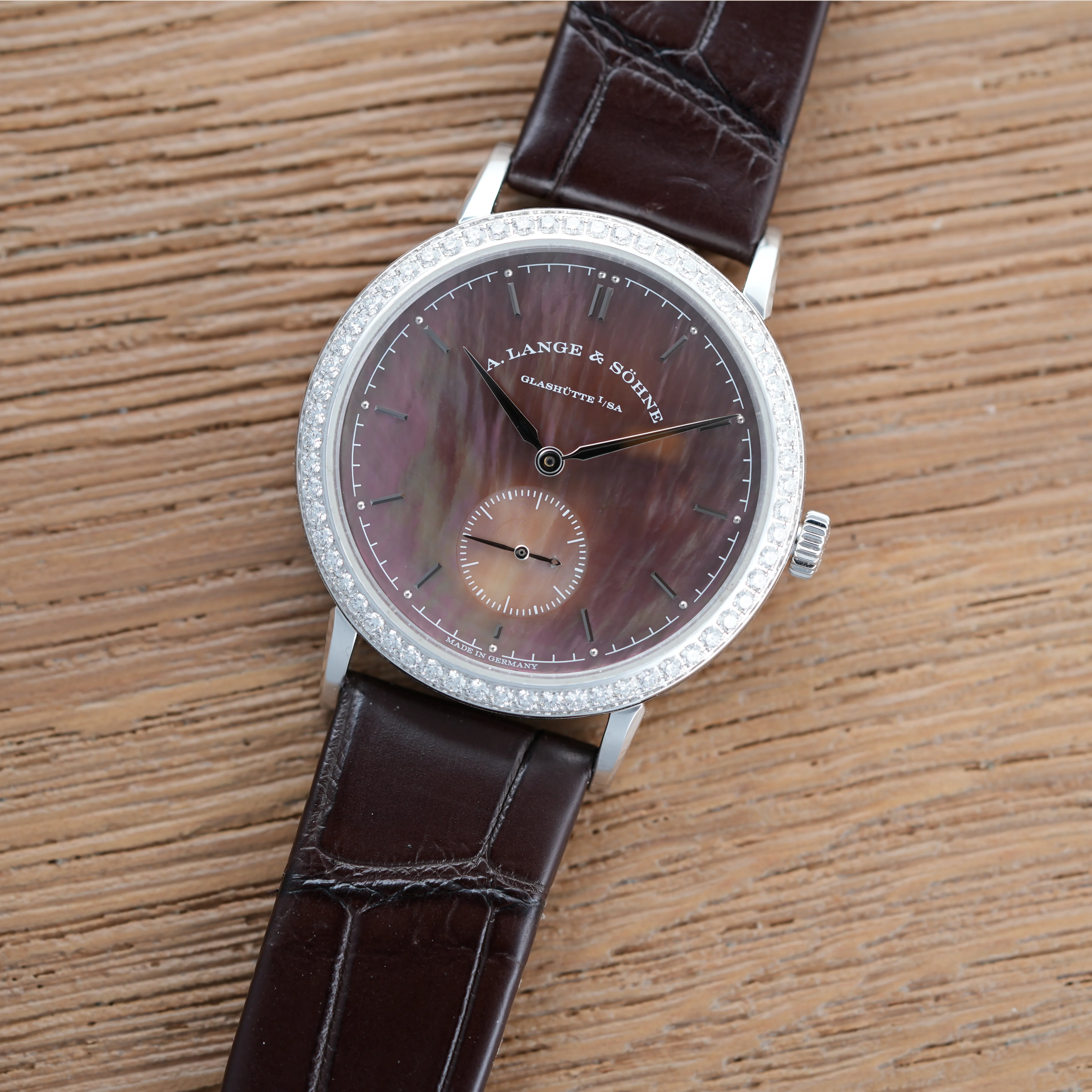 A. Lange & Sohne White Gold Saxonia Ref. 878.038 (New Arrival) - Image 2