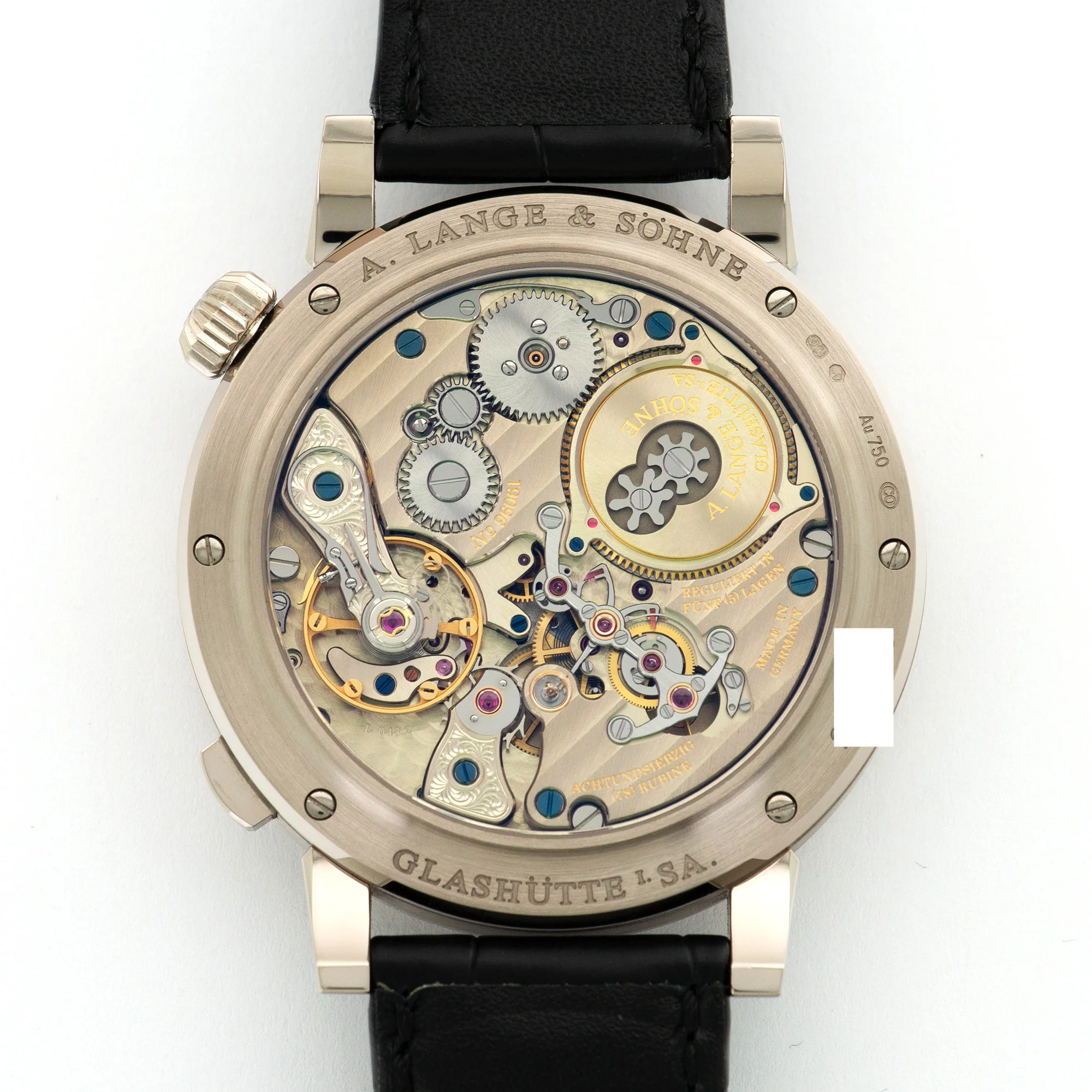 A. Lange & Sohne White Gold Zeitwerk Striking Time Watch Ref. 145.029 - Image 4