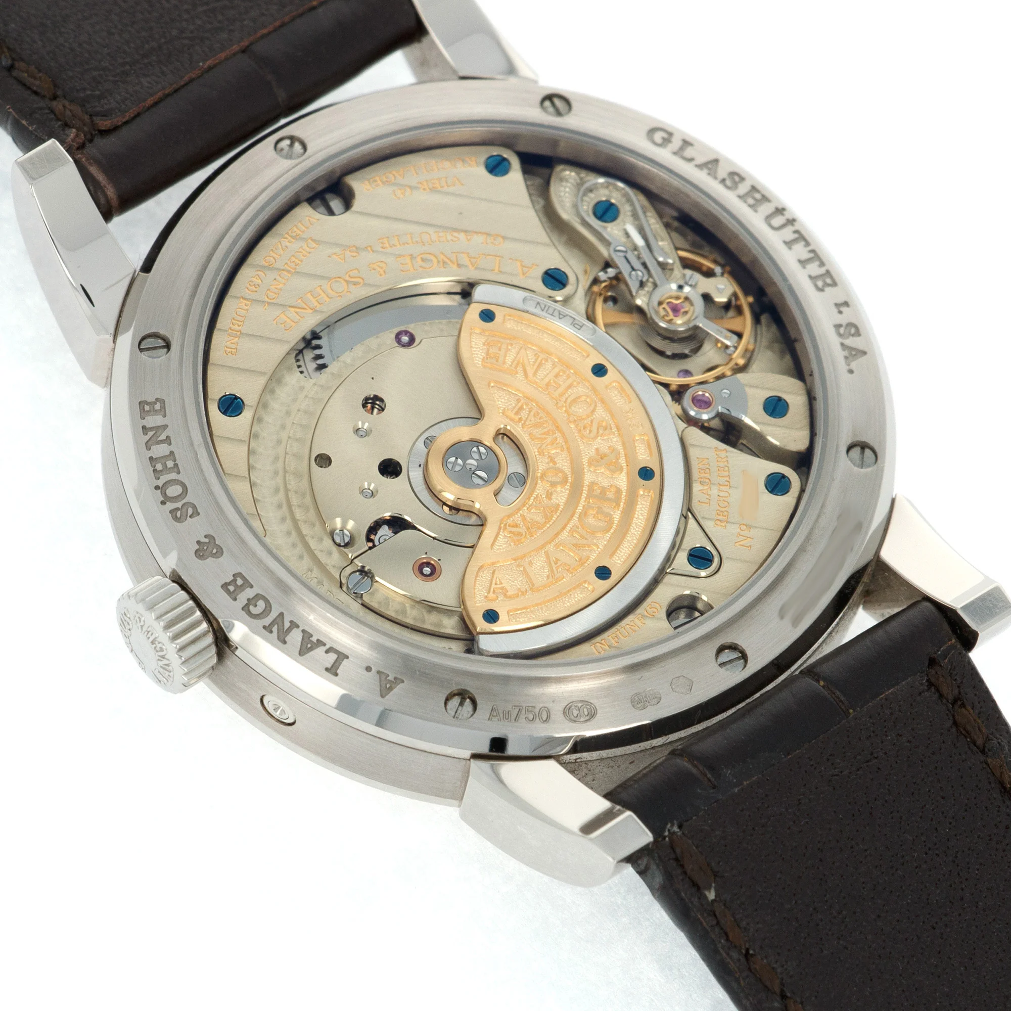 A. Lange & Sohne White Gold Saxonia Annual Calendar Ref. 330.026 - Image 5