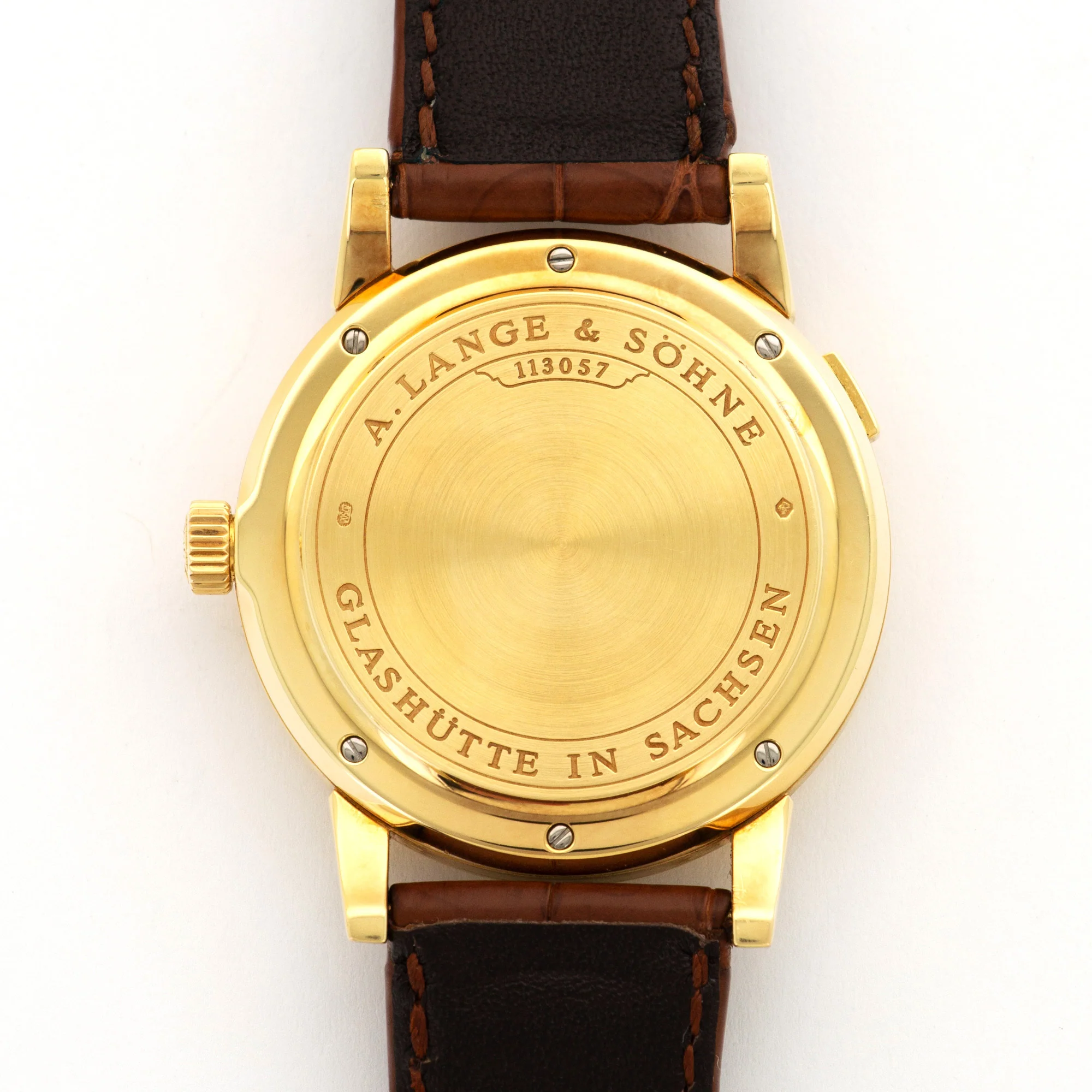 A. Lange & Sohne Yellow Gold Lange One First Series Watch, Ref. 101.001 - Image 4