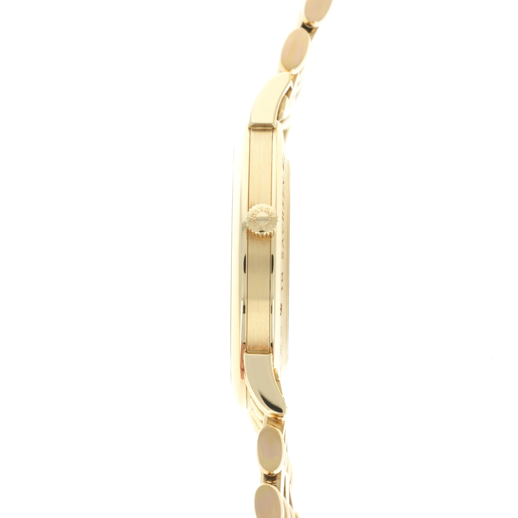 A. Lange & Sohne Yellow Gold Saxonia Bracelet Watch - Image 3
