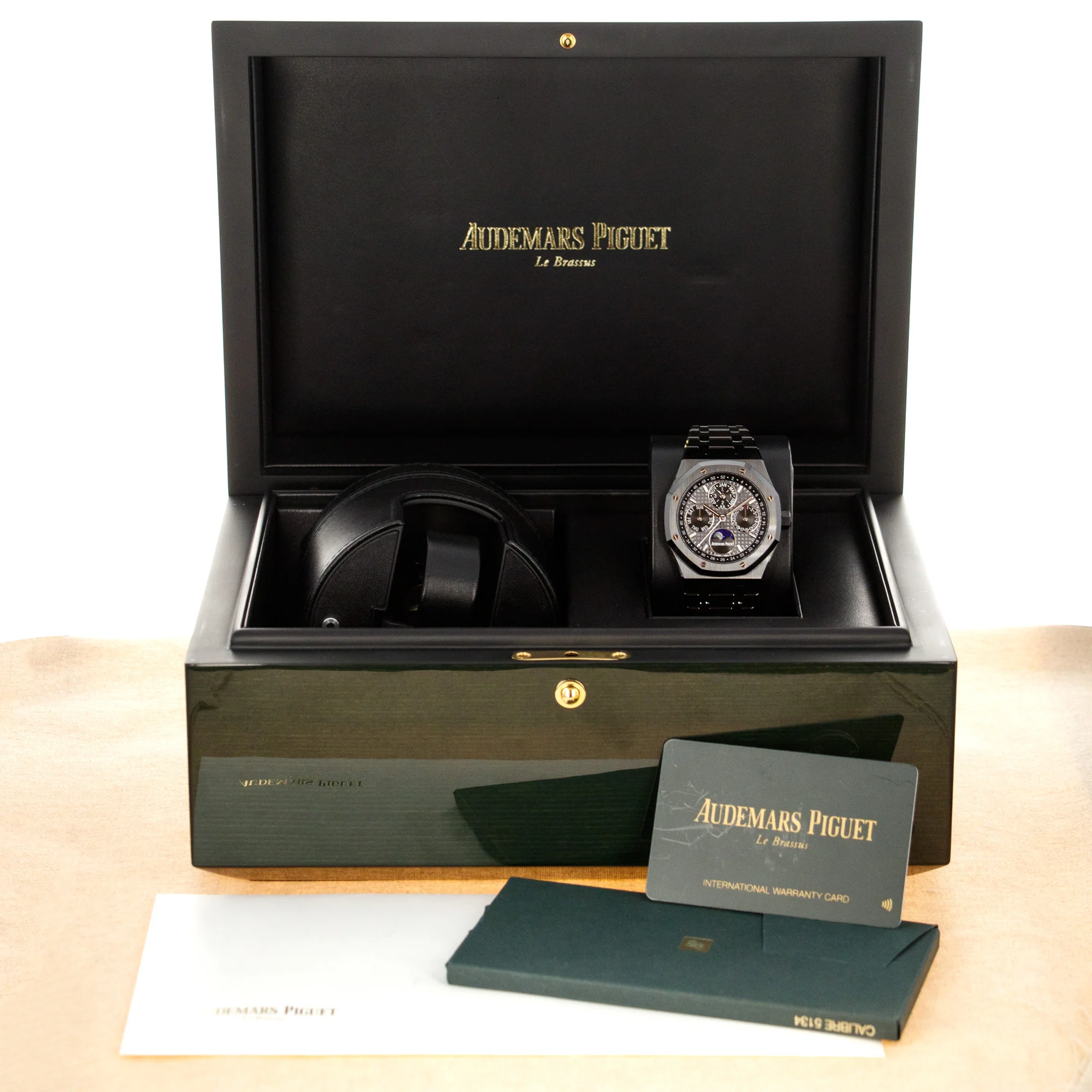 Audemars Piguet Ceramic Royal Oak Perpetual Calendar Watch Ref. 26579 - Image 9