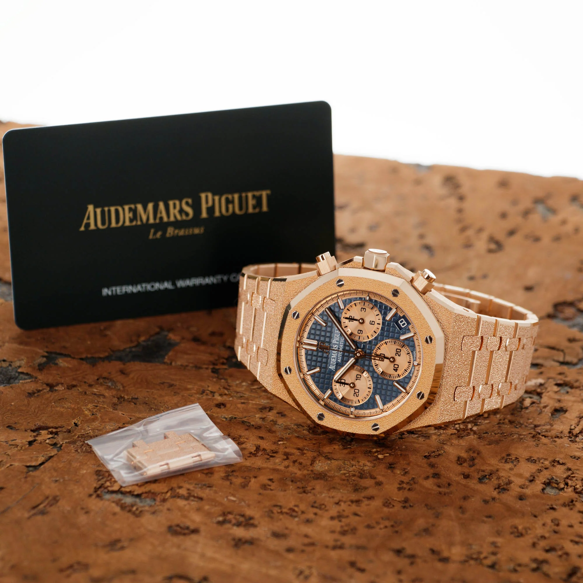Audemars Piguet Frosted Rose Gold Royal Oak Ref. 26239 - Image 4